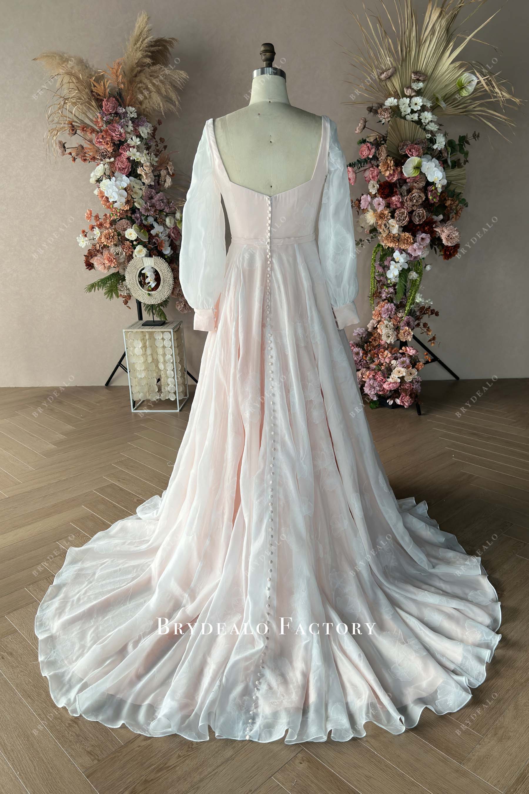 court train wedding dress