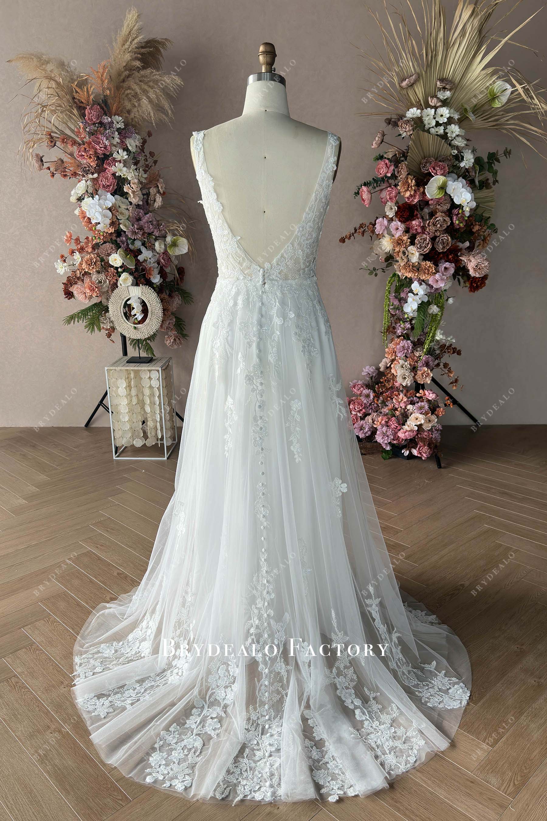 court train wedding dress