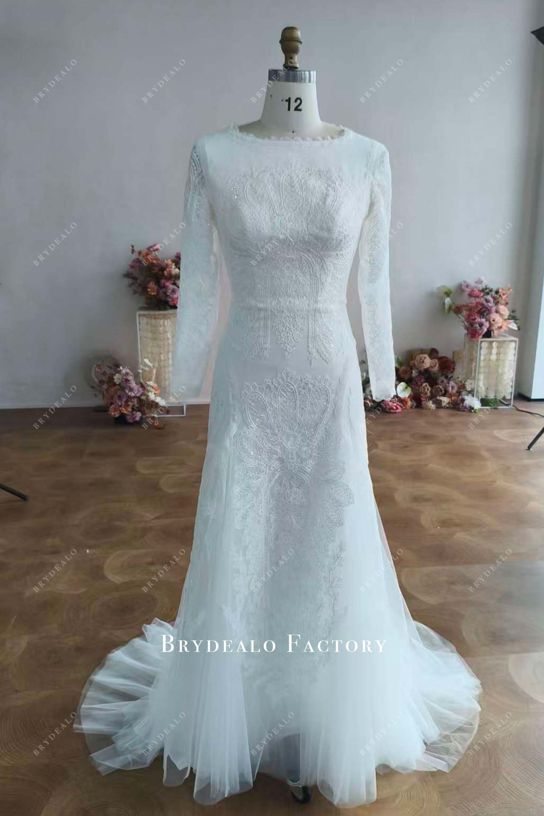 custom boho wedding dress