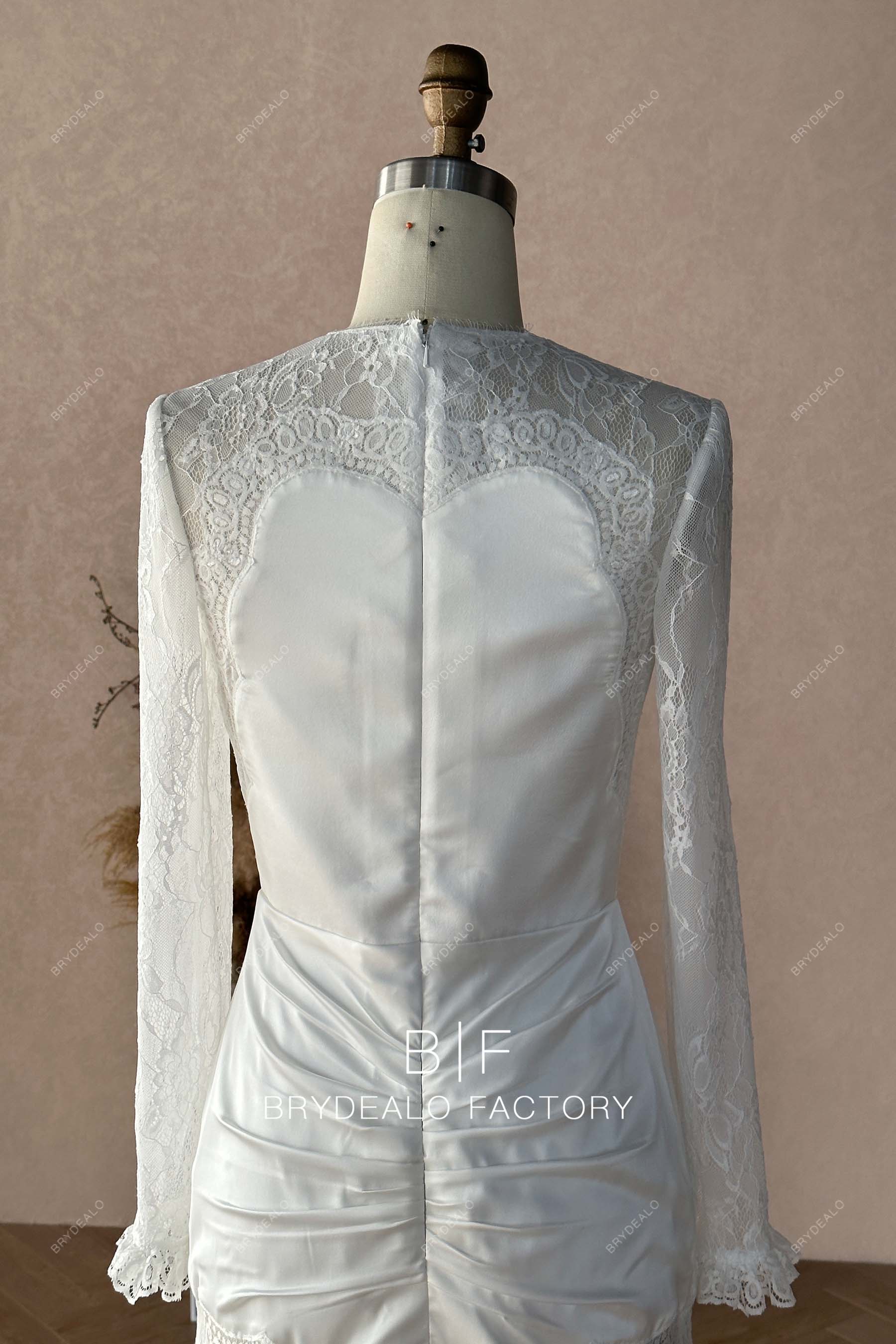 Private Label Lace Satin Custom Wedding Dress BR20232103