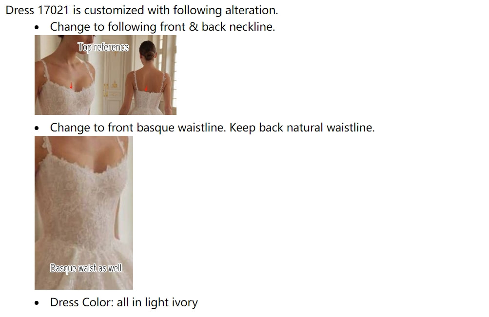 custom wedding dress