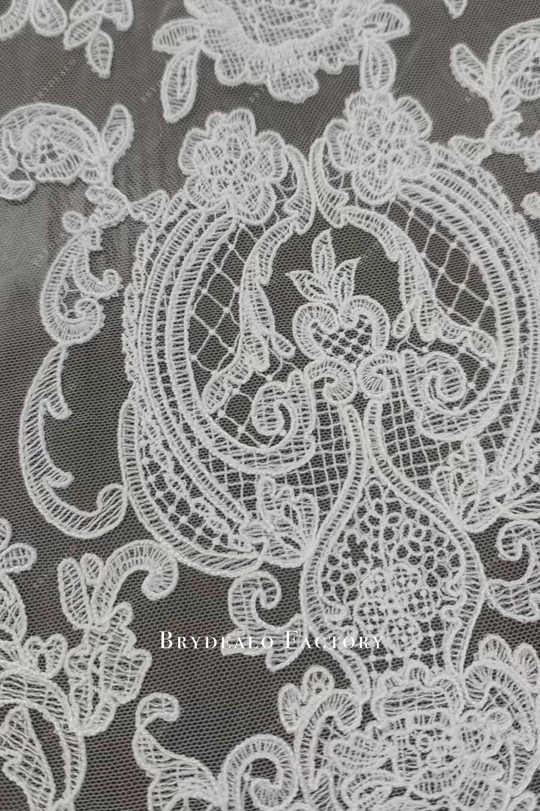 delicate cording lace