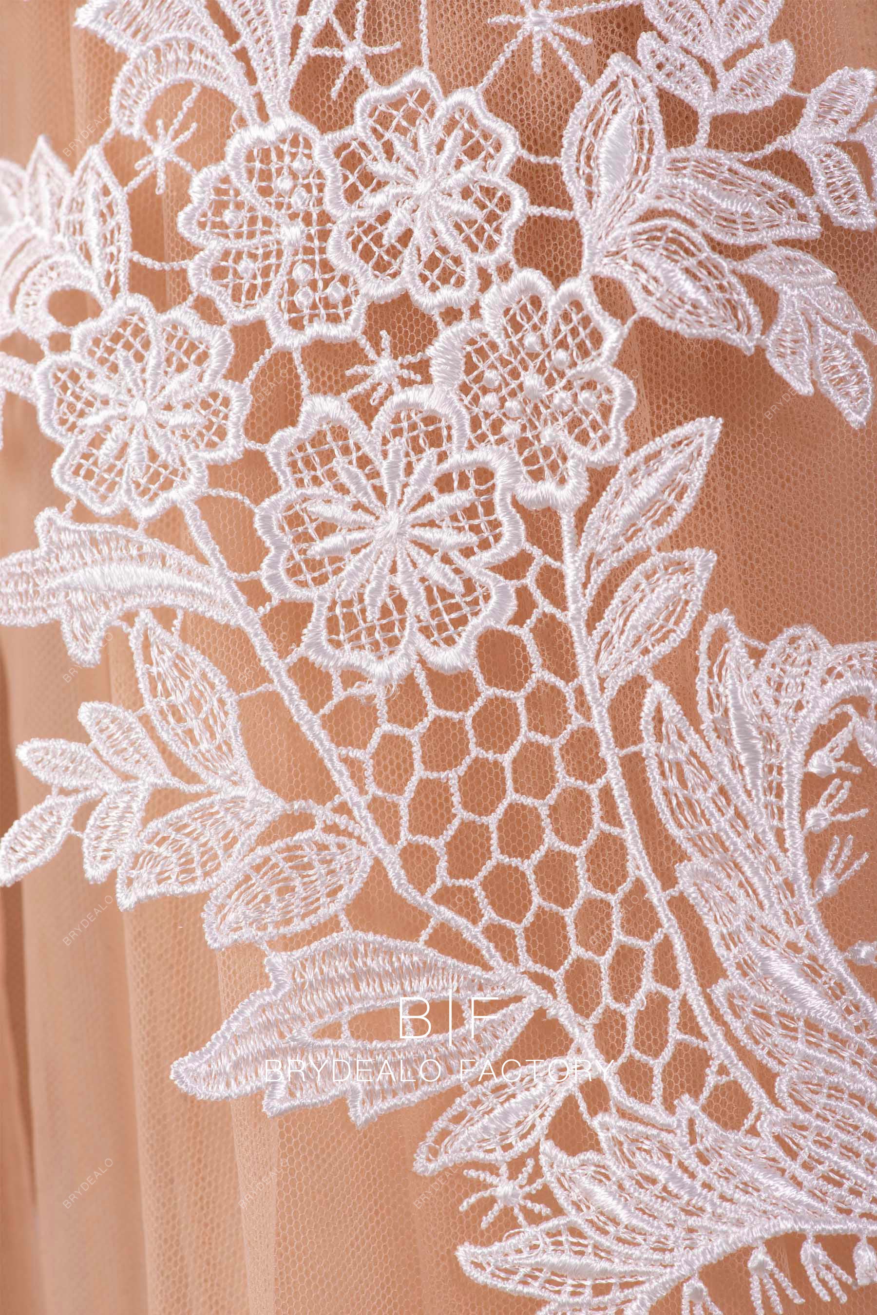 Delicate Botanic Chemical Lace Appliques