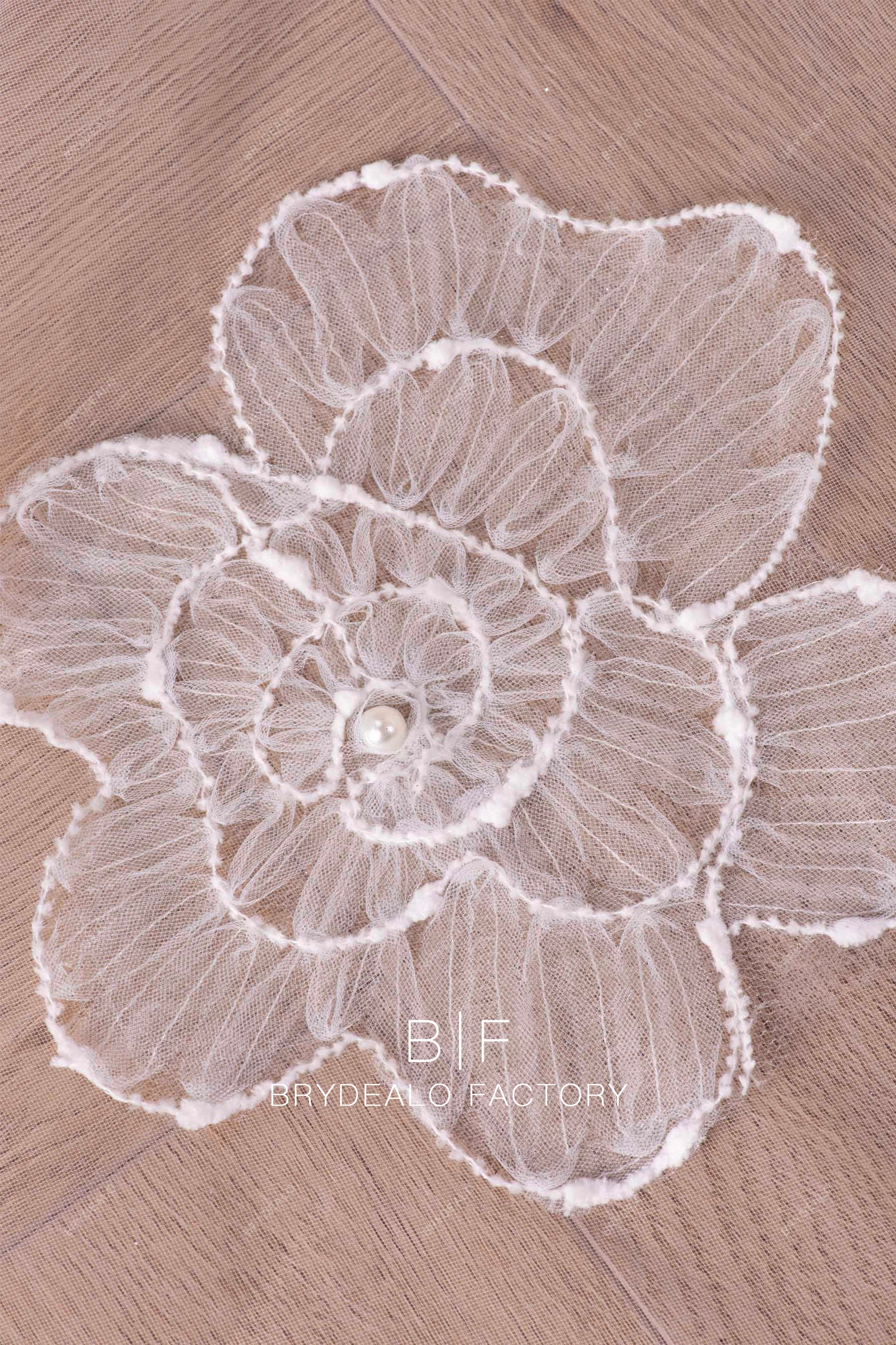flower lace veil