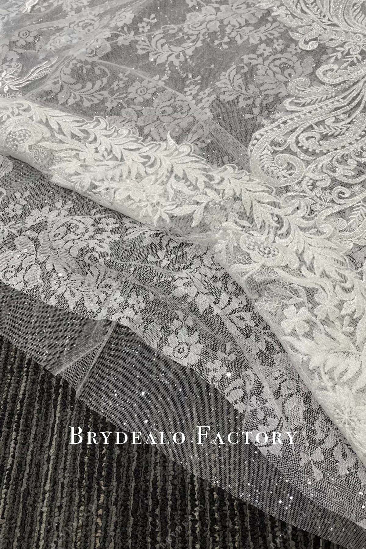 glitter lace fabric