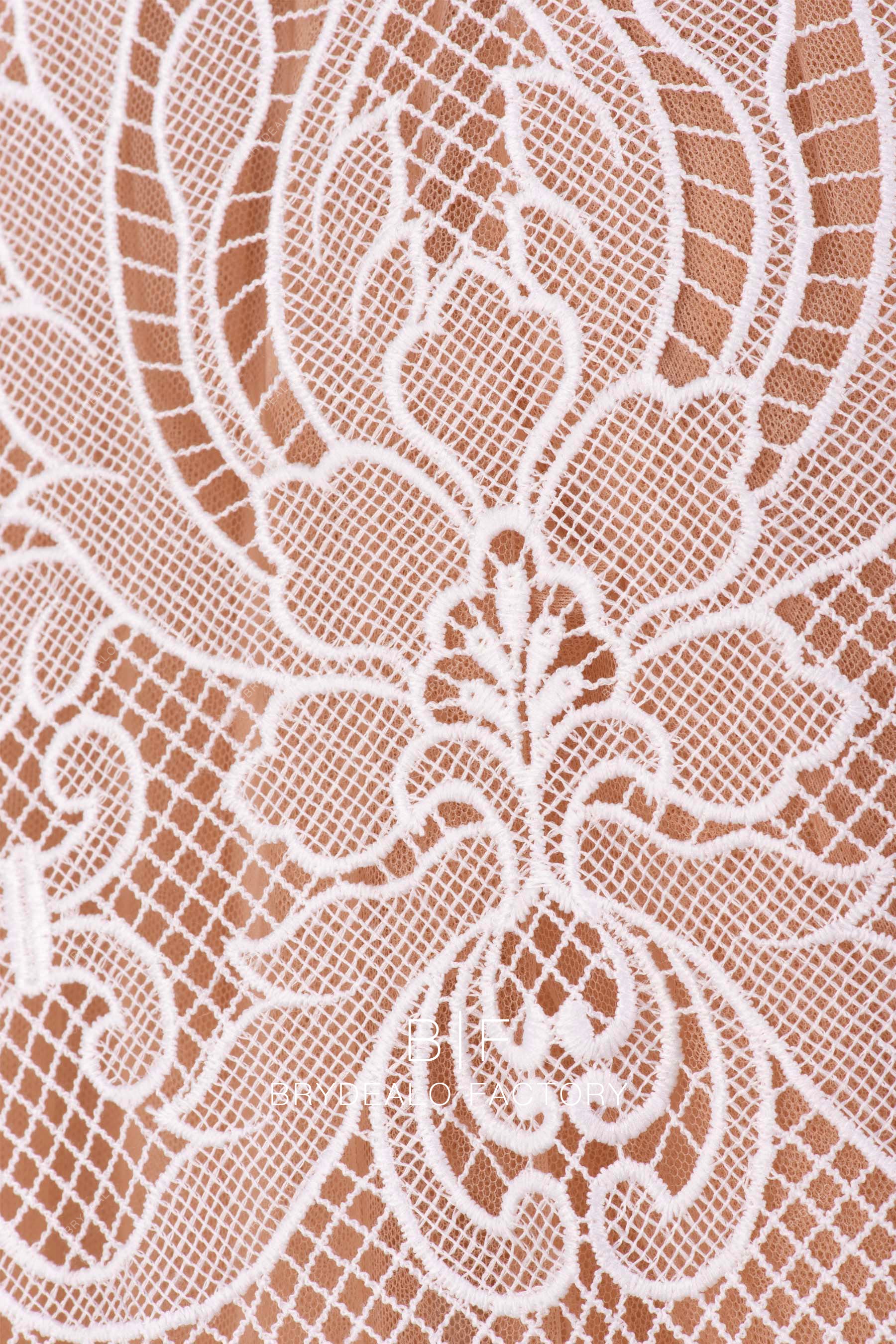 Chemical store lace fabric