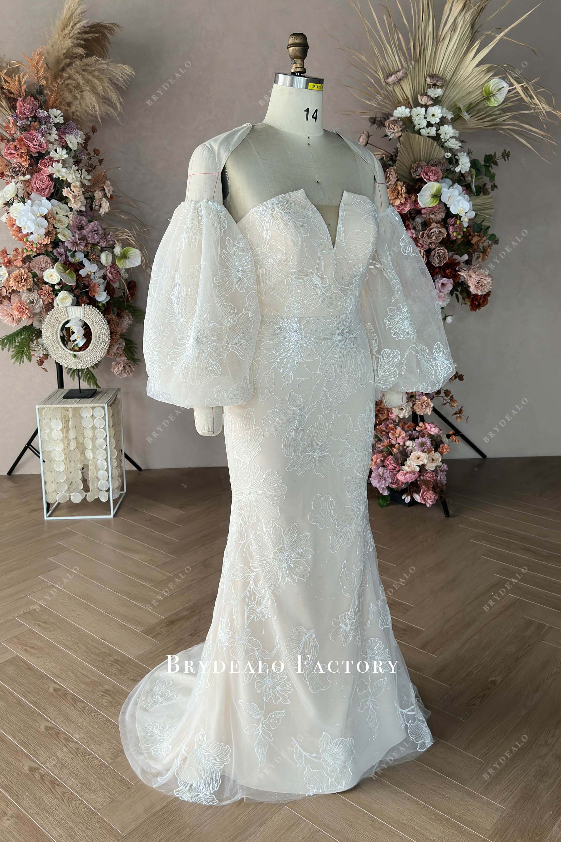 long sleeve wedding dress