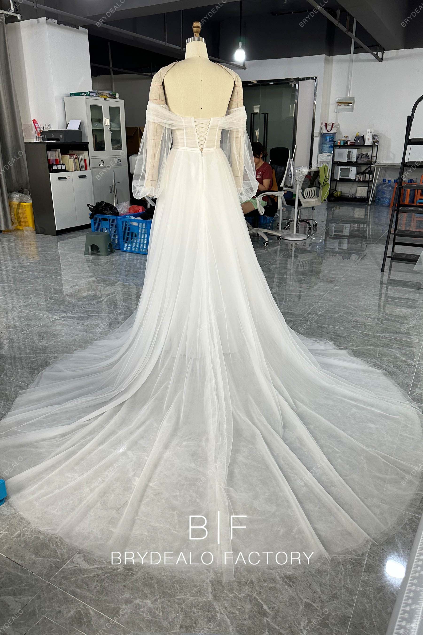 Private Label Custom Illusion Corset Wedding Ball Gown BR20231975