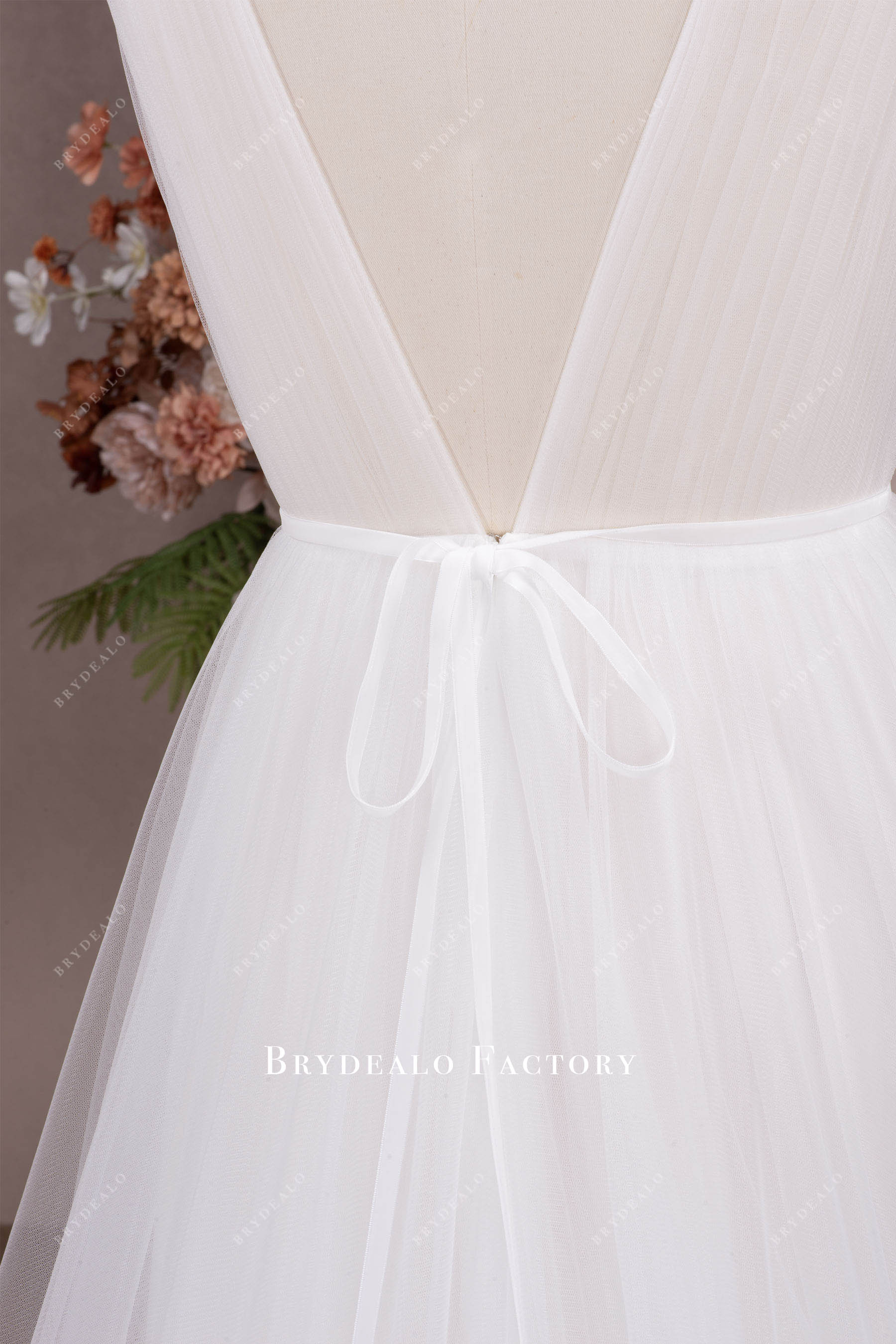 narrow velvet sash wedding dress