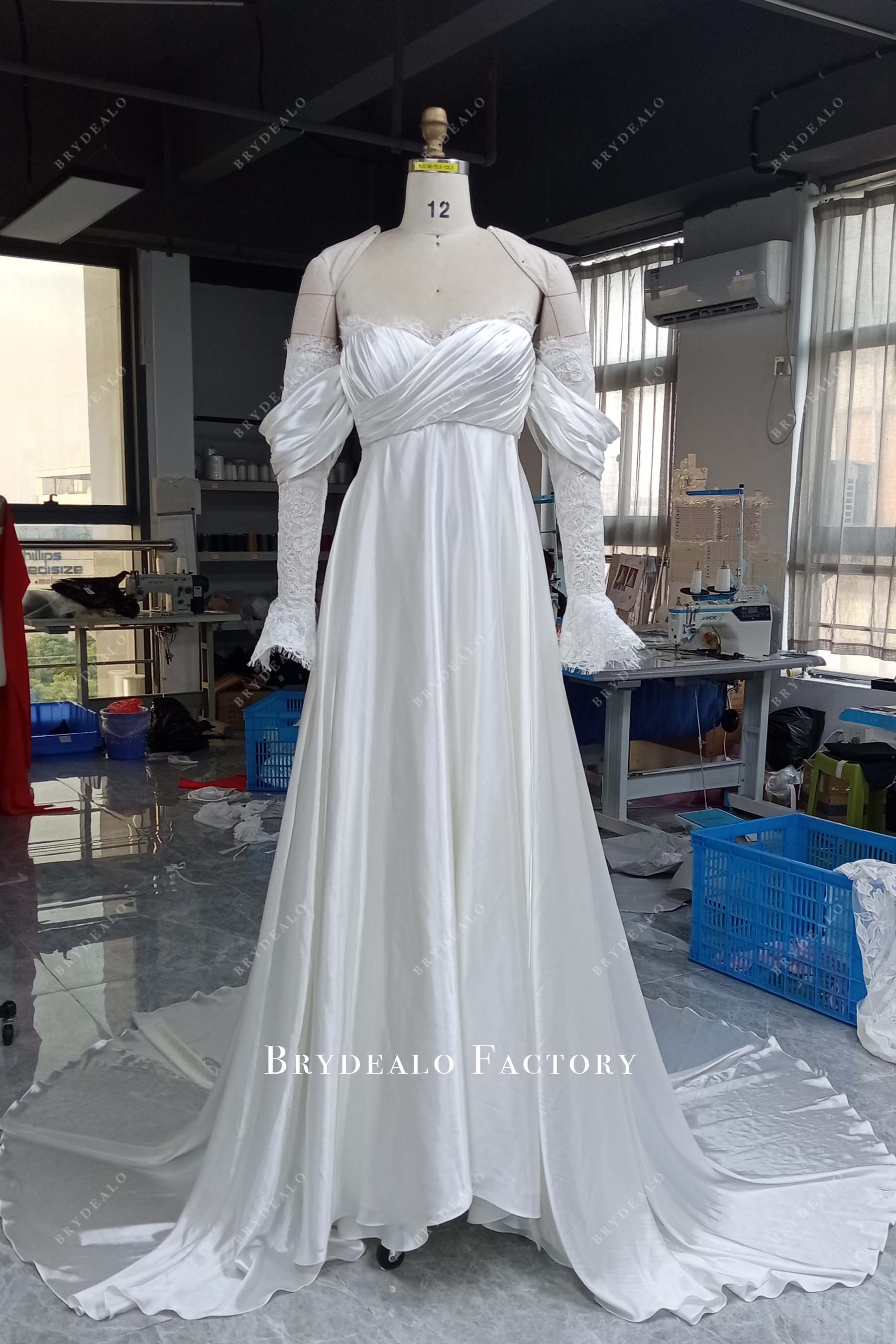 Custom Charmeuse Pregnant Multi-Wear Bridal Dress