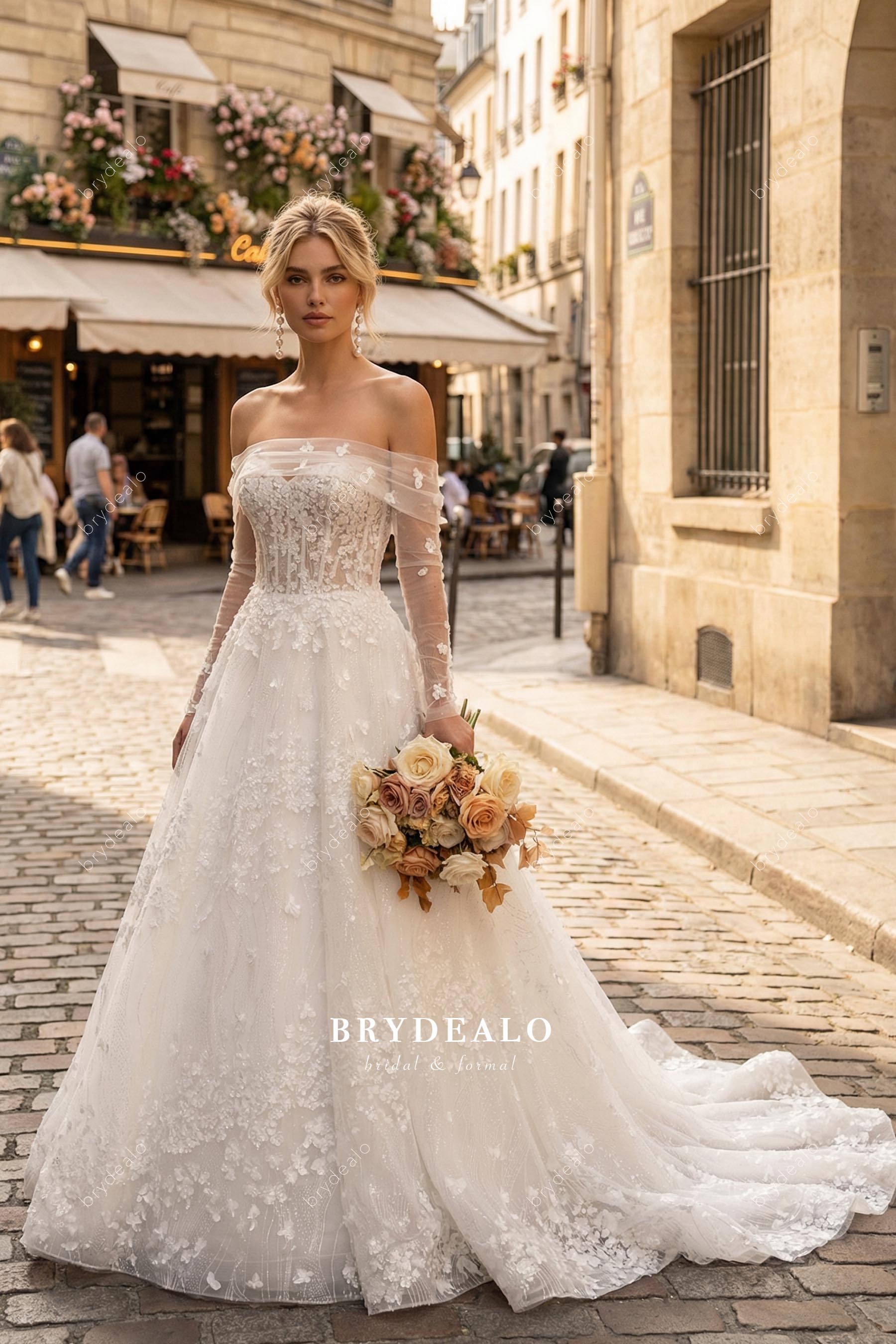 Ball Gown White Graduation Dresses Jcpenney Romantic Flower Lace Wrap A-Line Wedding Dress Light Ivory Dress Wrap Sleeves Ball Gown White Graduation Dresses Jcpenney Romantic Flower Lace Wrap A-Line Wedding Dress Light Ivory Dress Wrap Sleeves