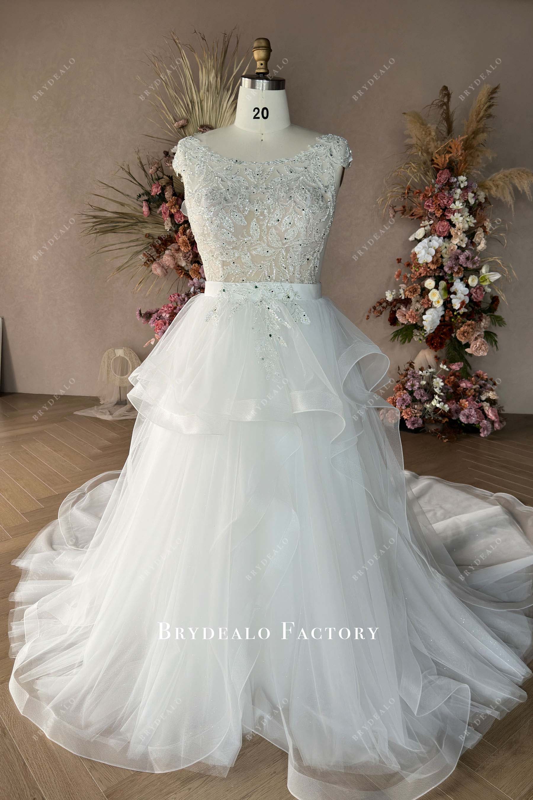 Private Label Plus Size 2-IN-1 Wedding Dress