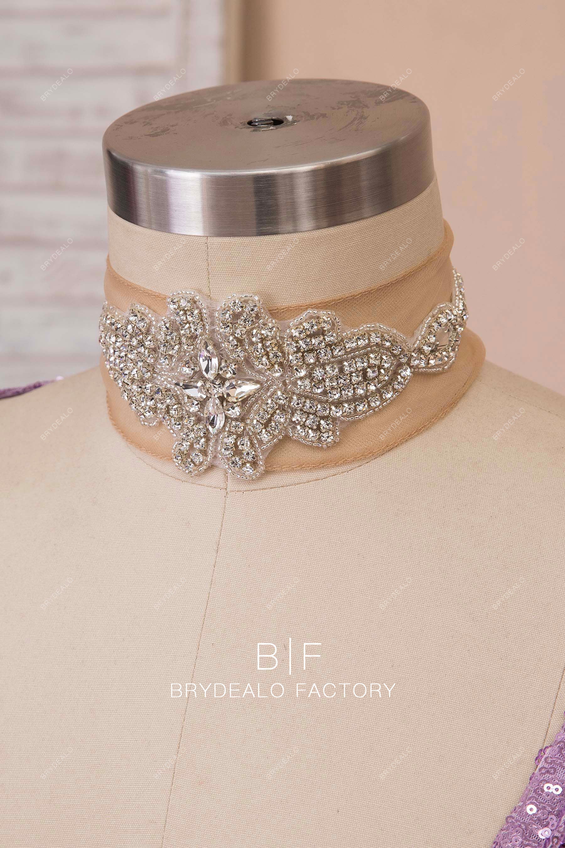 rhinestone choker