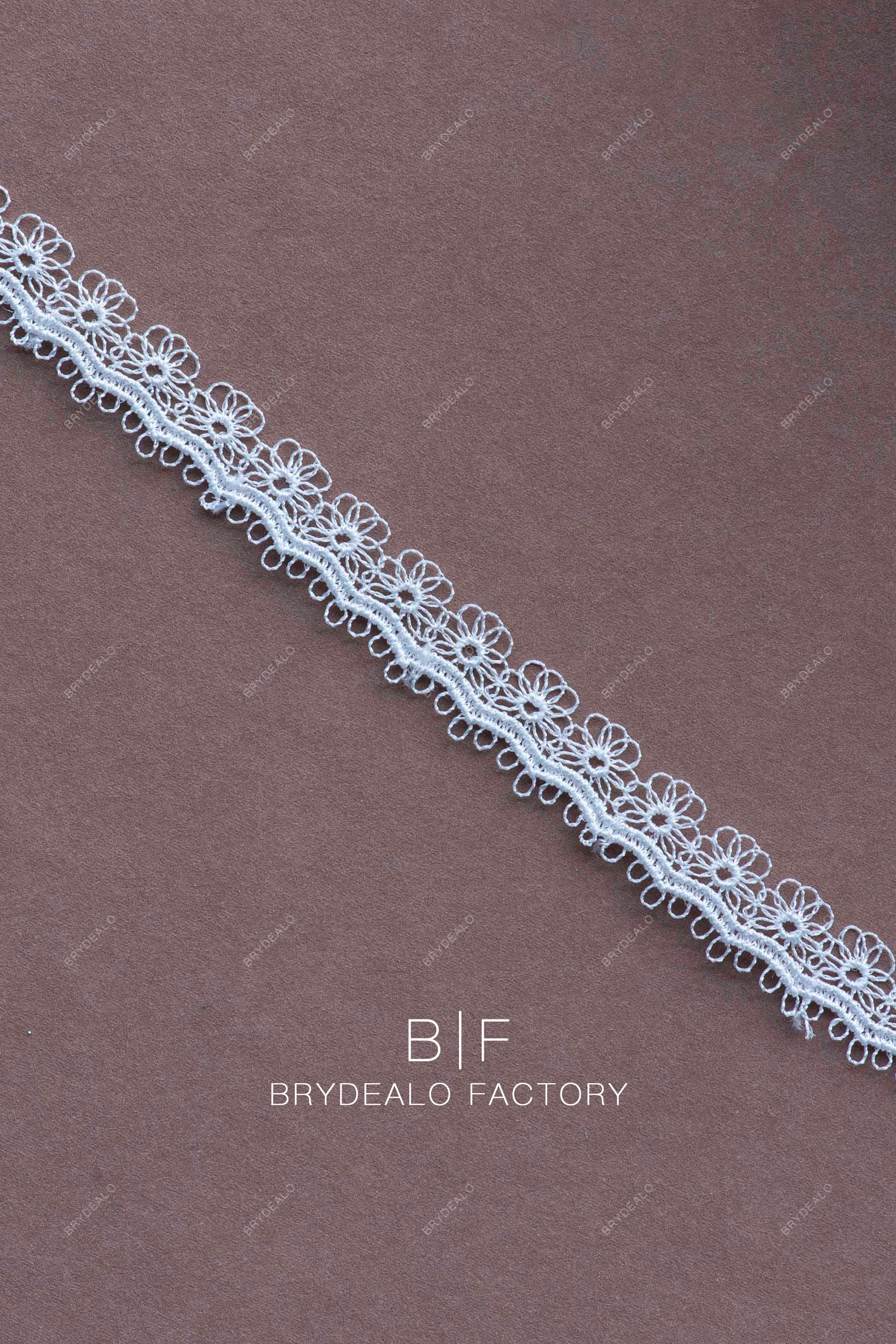 single border flower lace trim