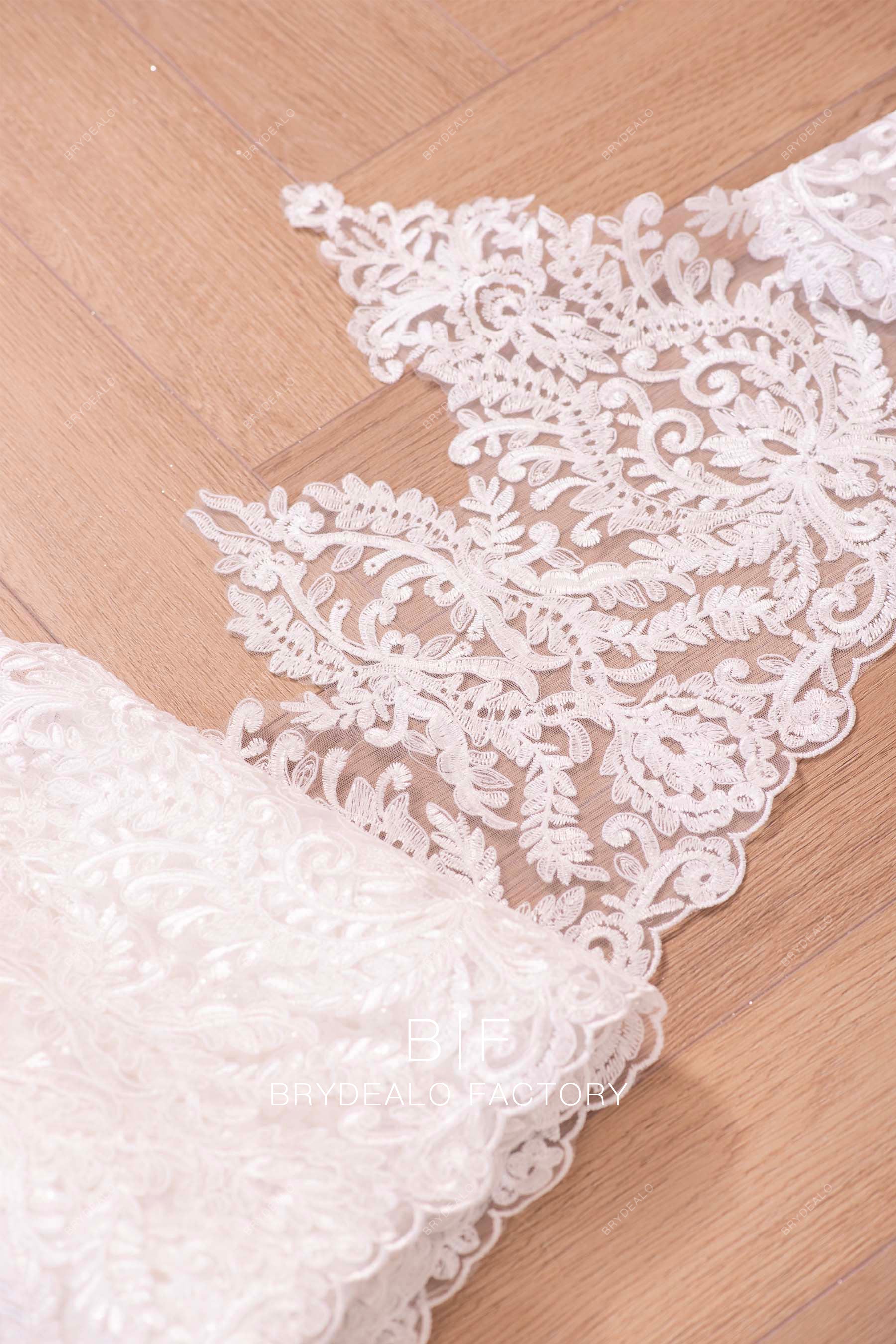 single border lace trim