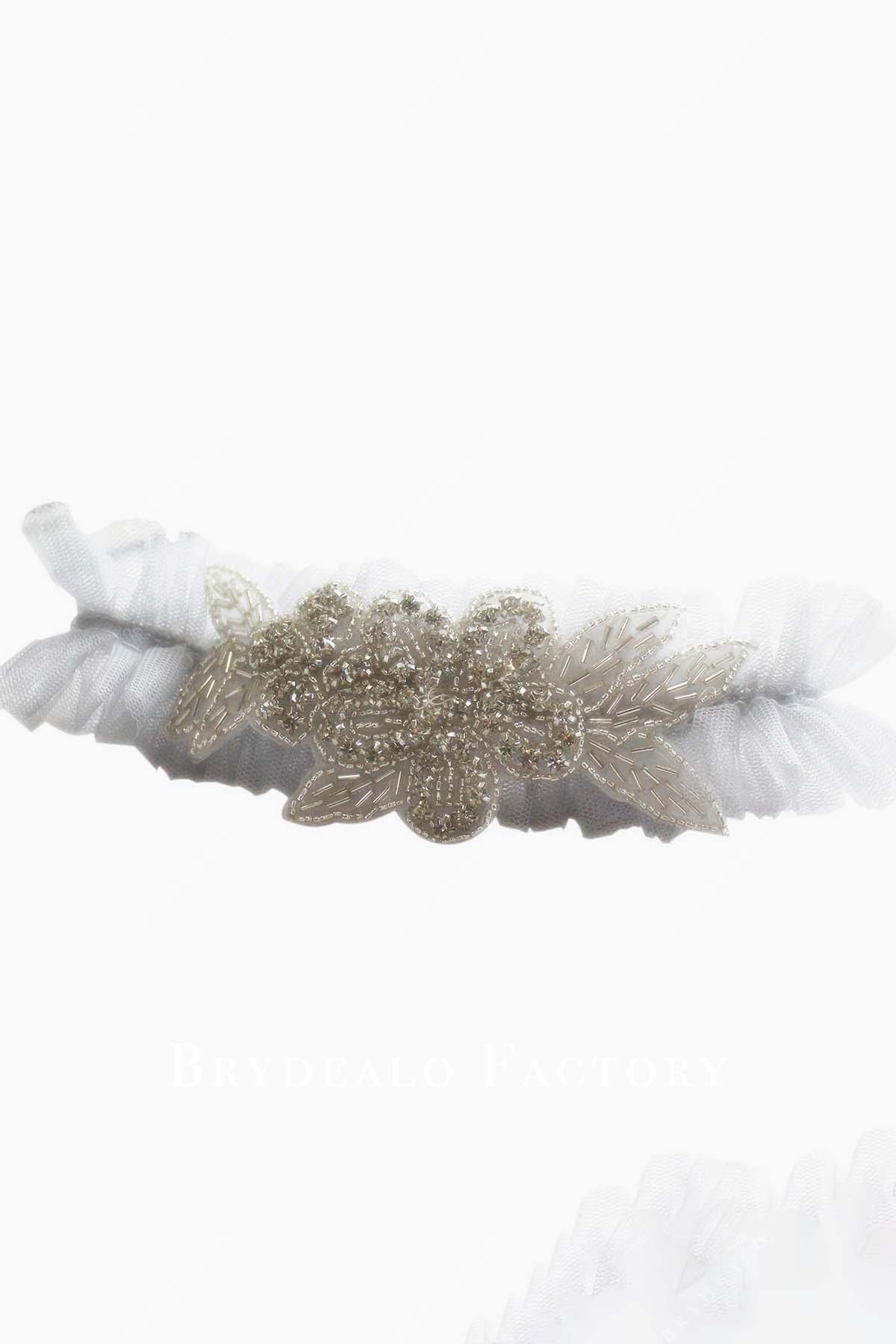 soft ruffle tulle garter