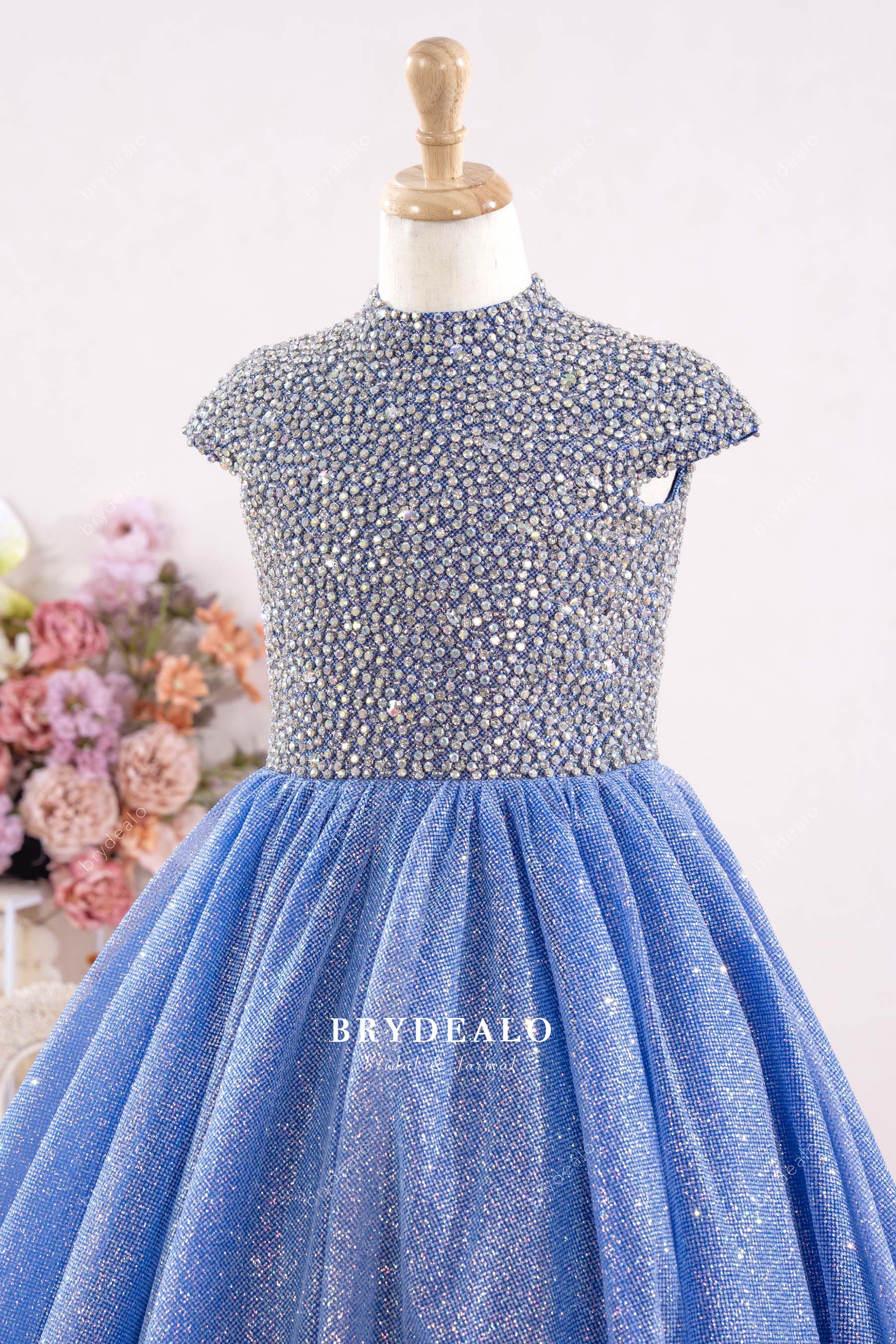 sparkly bodice teen pageant dress