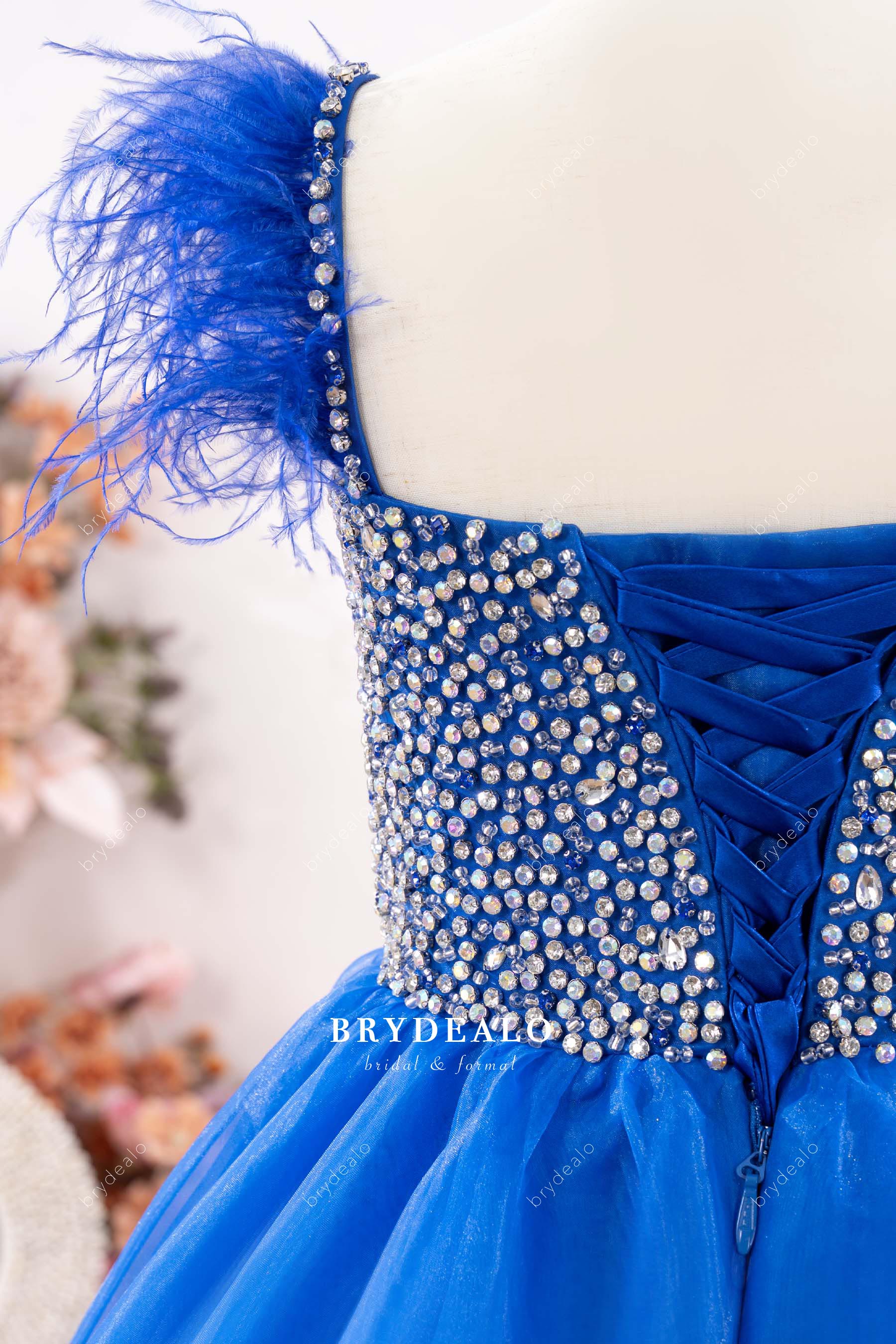 sparkly hand-sewn rhinestone little girl dress