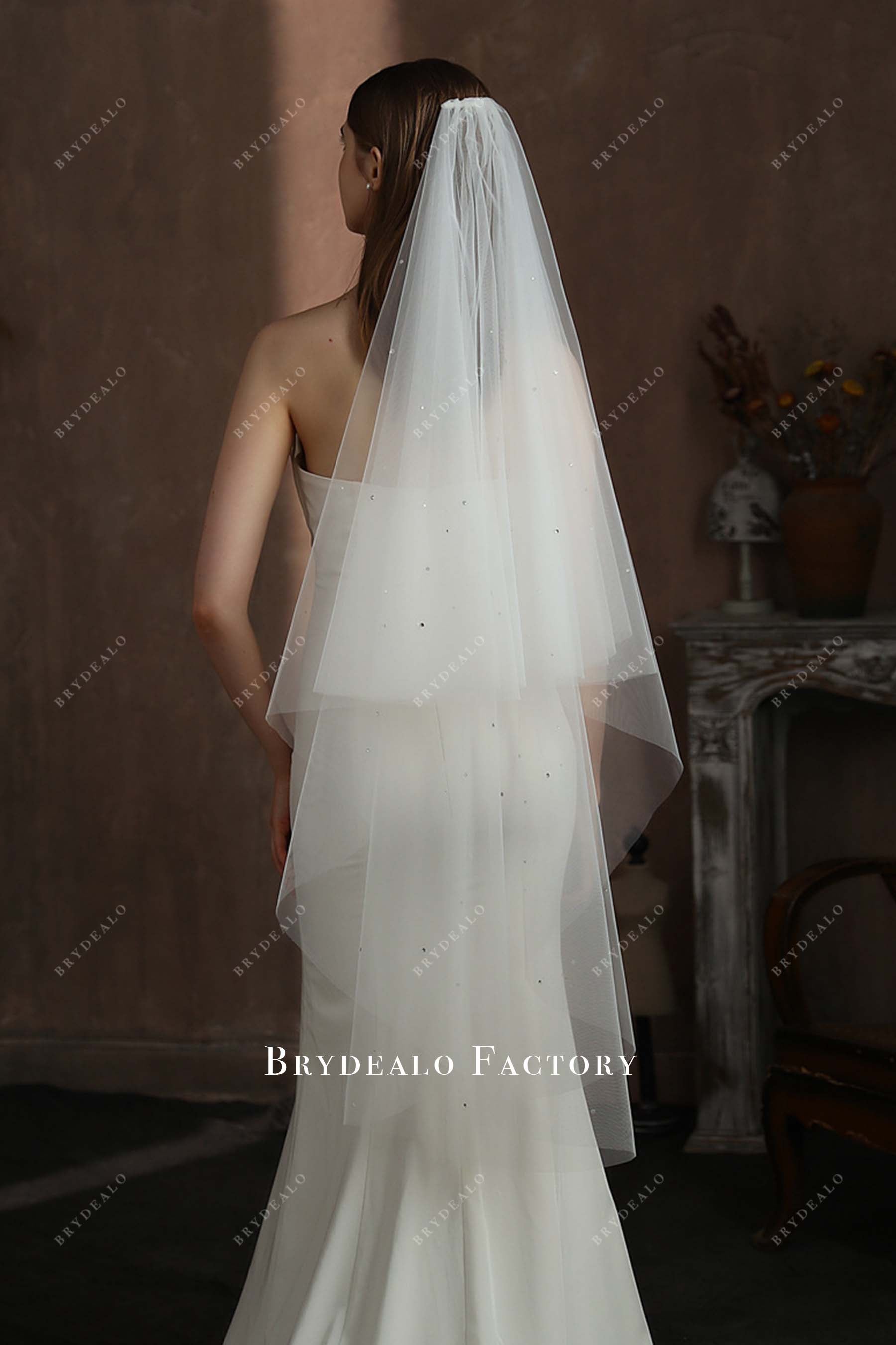 tulle wedding veil