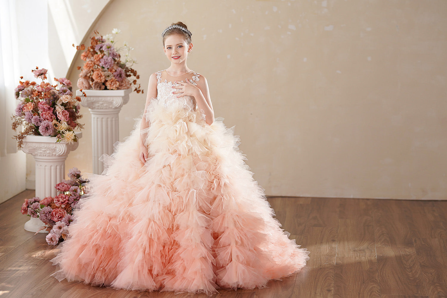 wholesale kids formal dresses special event gowns