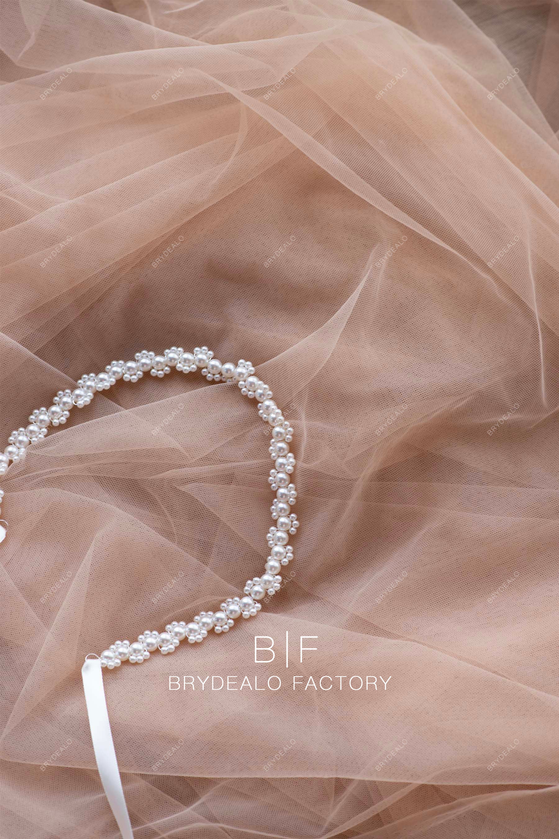 wholesale pearl bridal belt