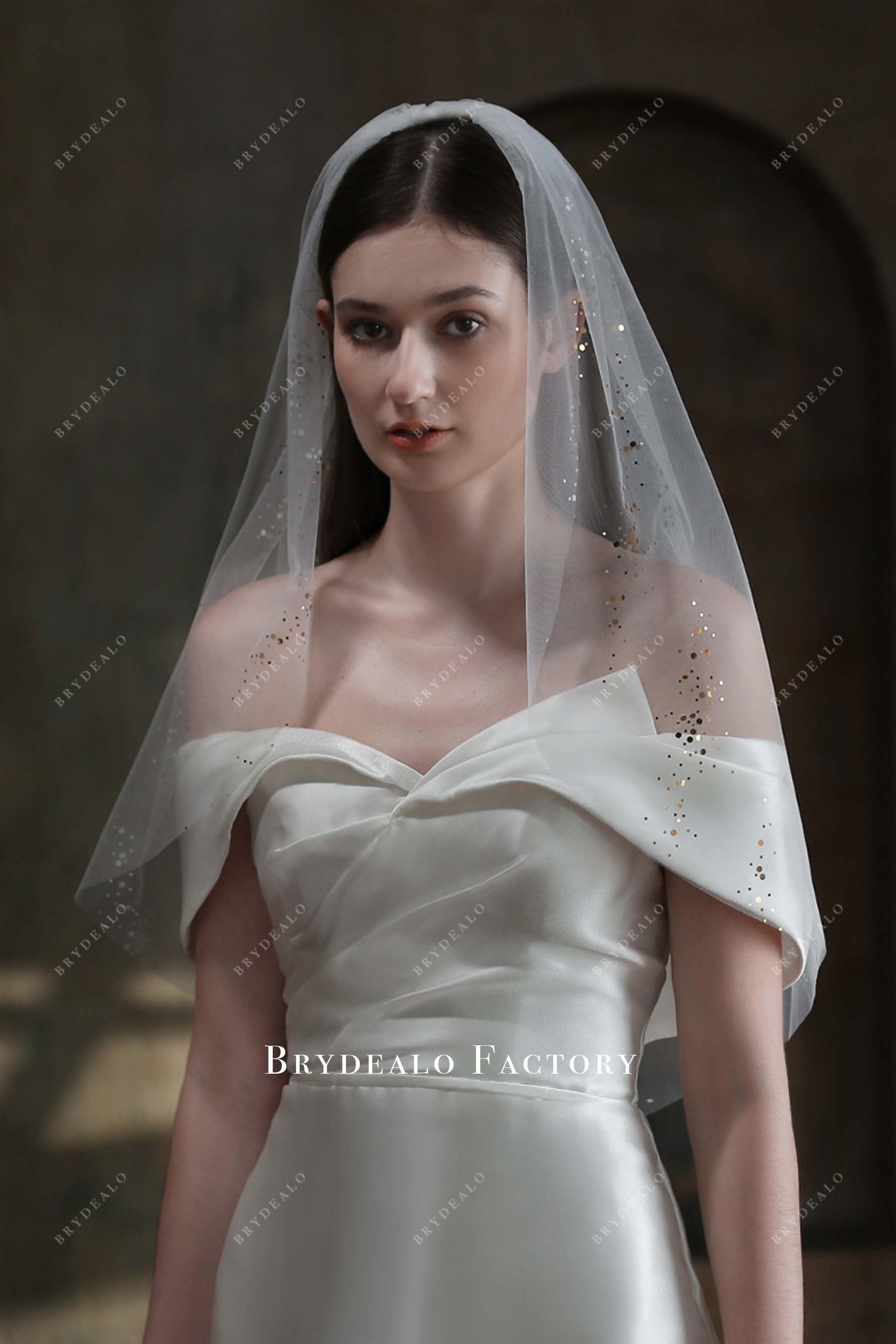 with comb wedding veil