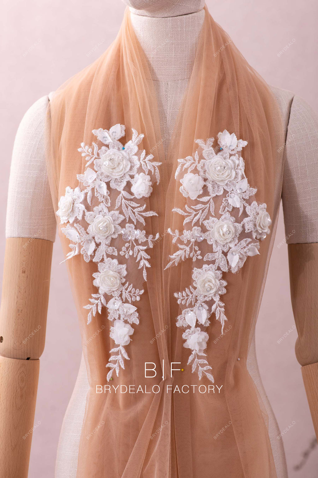  Stunning Blossom Lace Fabric 3D Flower Embroidery