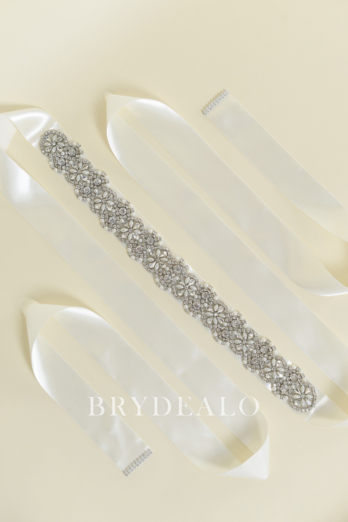 Crystal & Pearl Bridal Belt for Wholesale