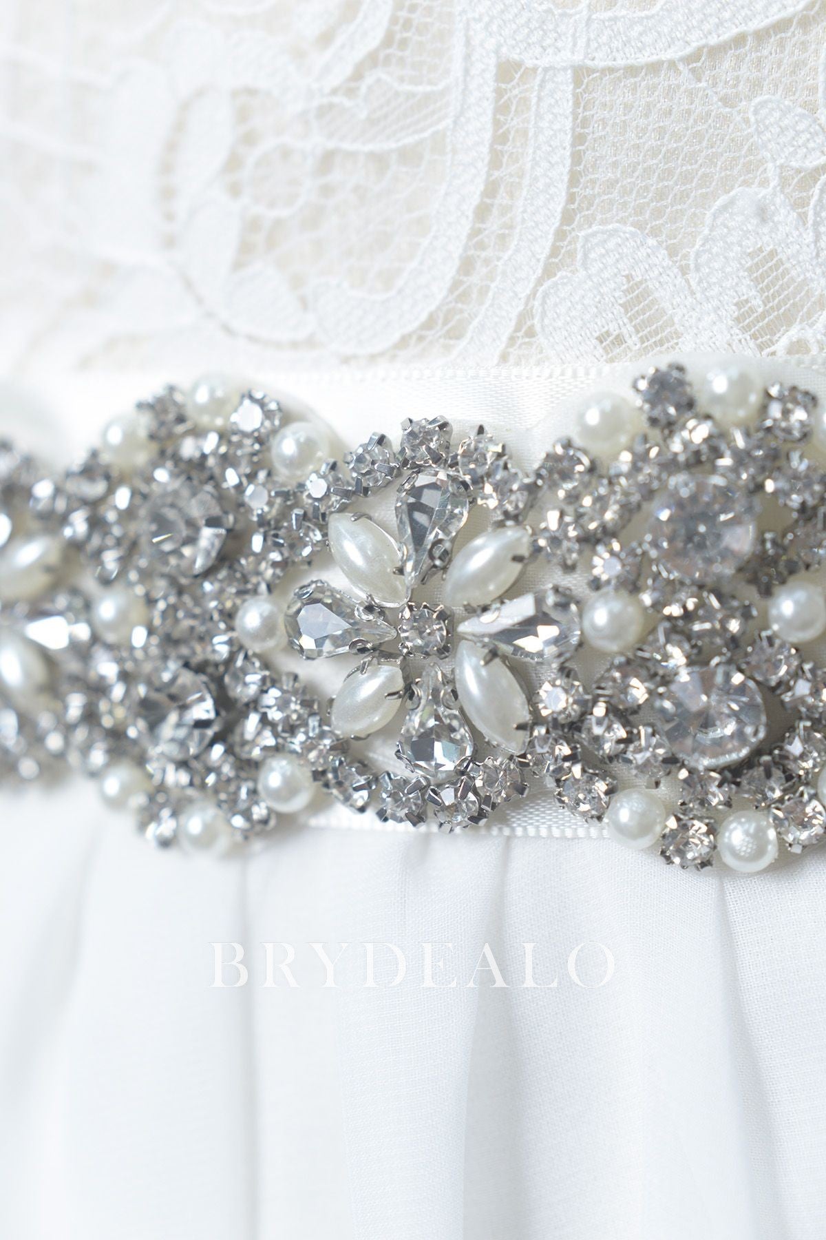 Wholesale Crystal Pearl Bridal Belt