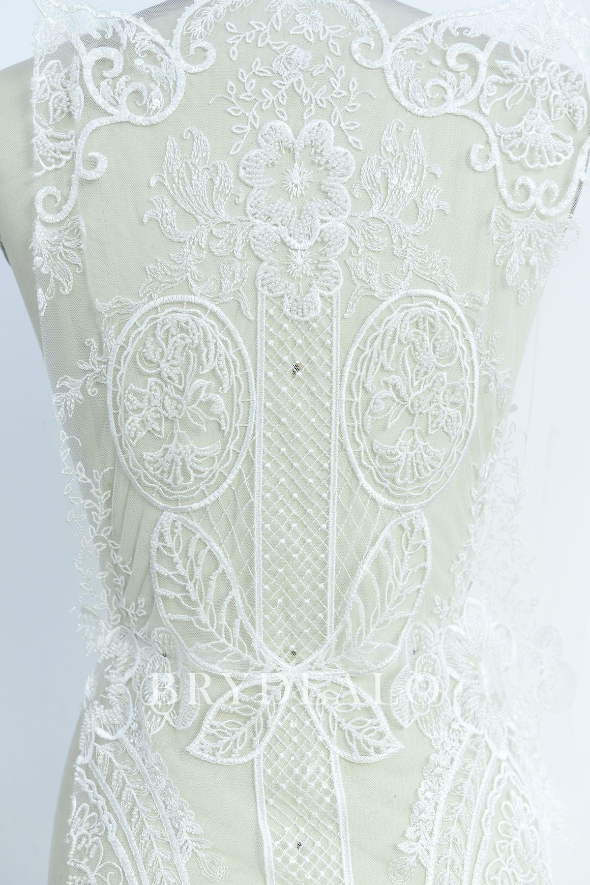 High-End Beaded Baroque Bridal Lace