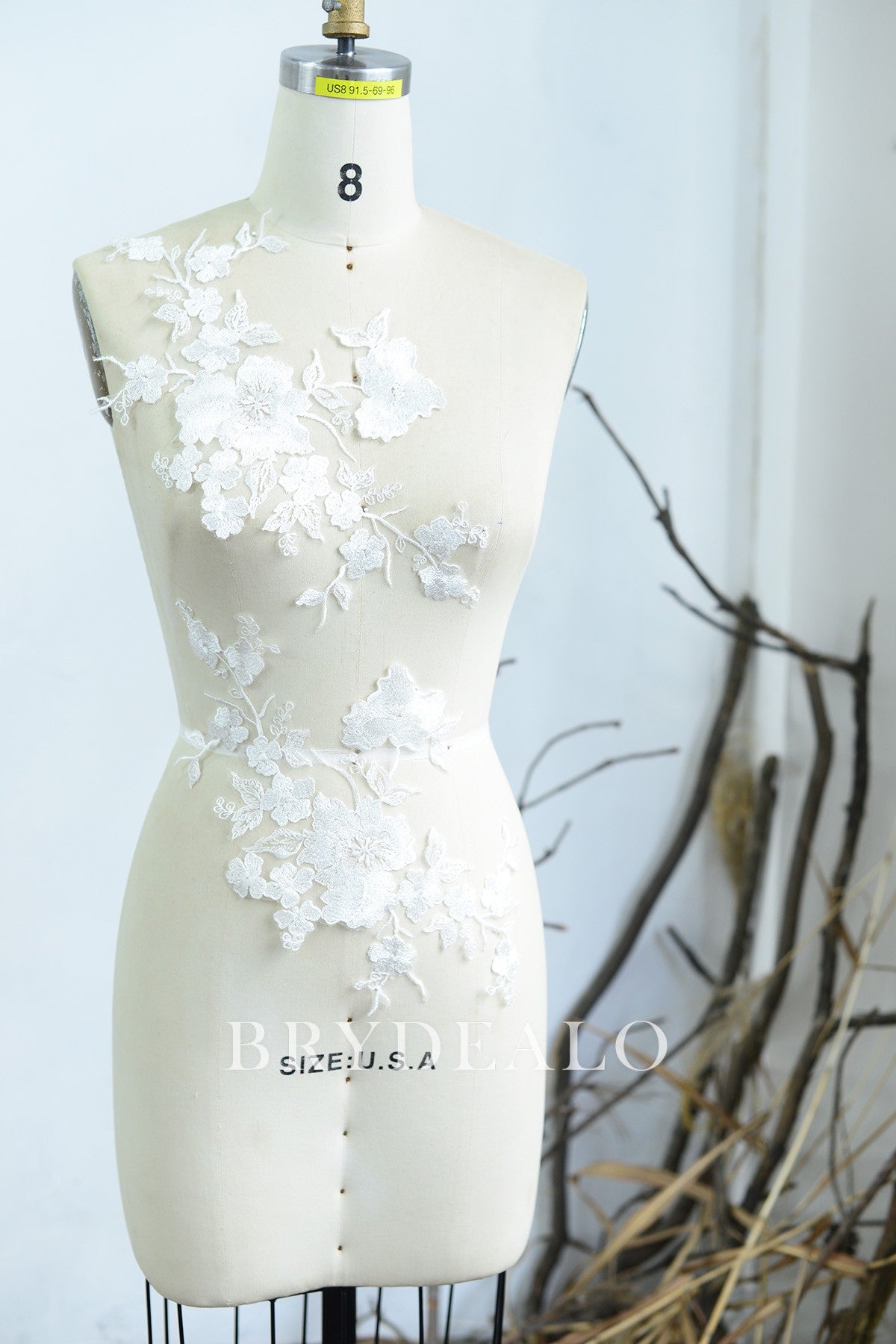 Designer Flowers Bridal Lace Appliques