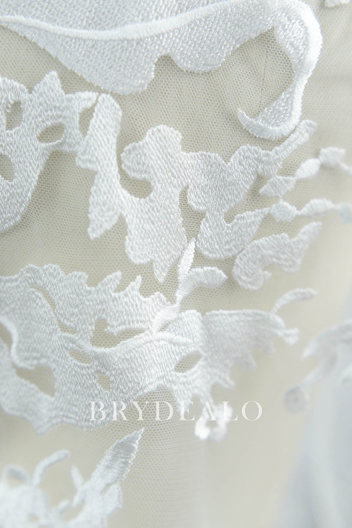 Disorderly Bushes Bridal Embroidery Lace