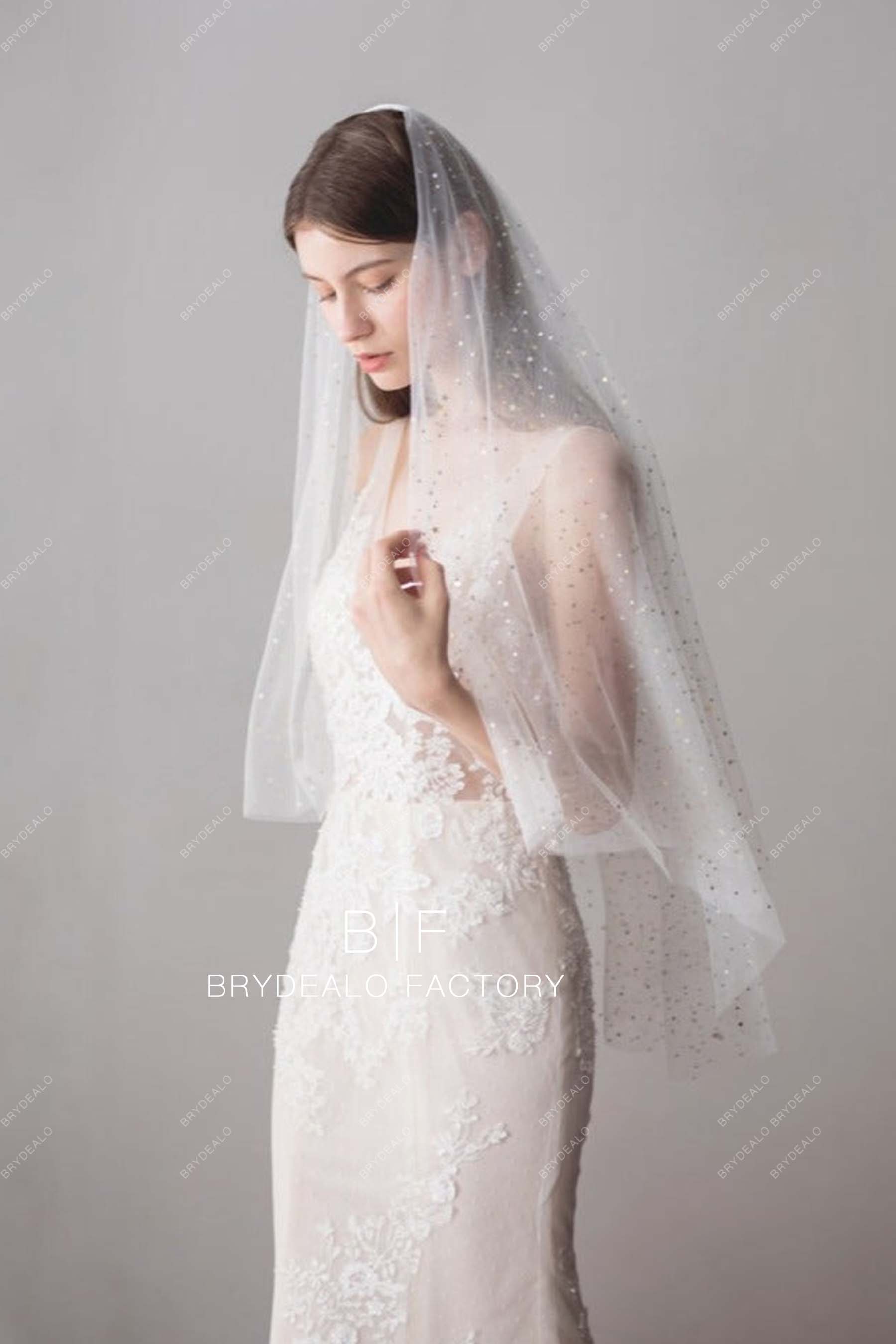 Fingertip Length Wedding Veil