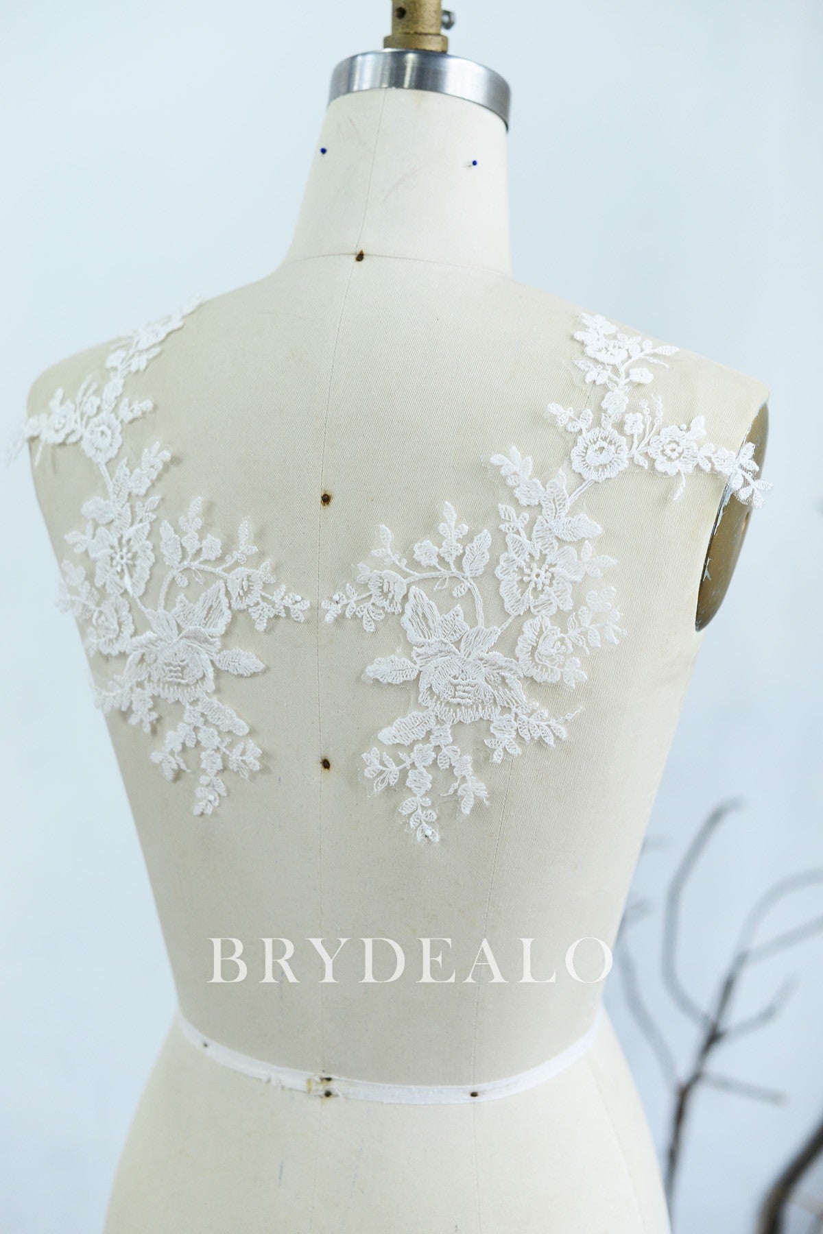 Flower Embroidery Bridal Lace Appliques