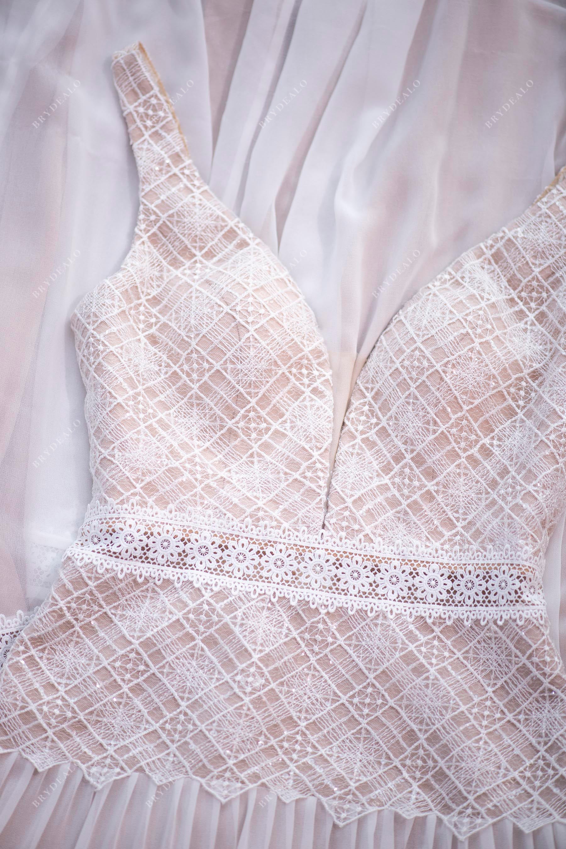 lace shoulder straps wholesale bridal gown