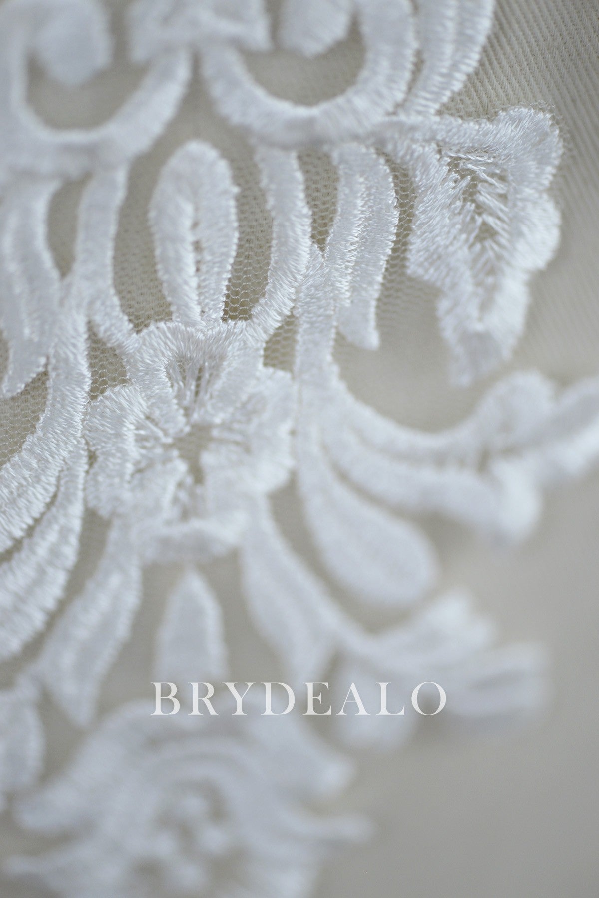  Abstract Bridal Lace Applique