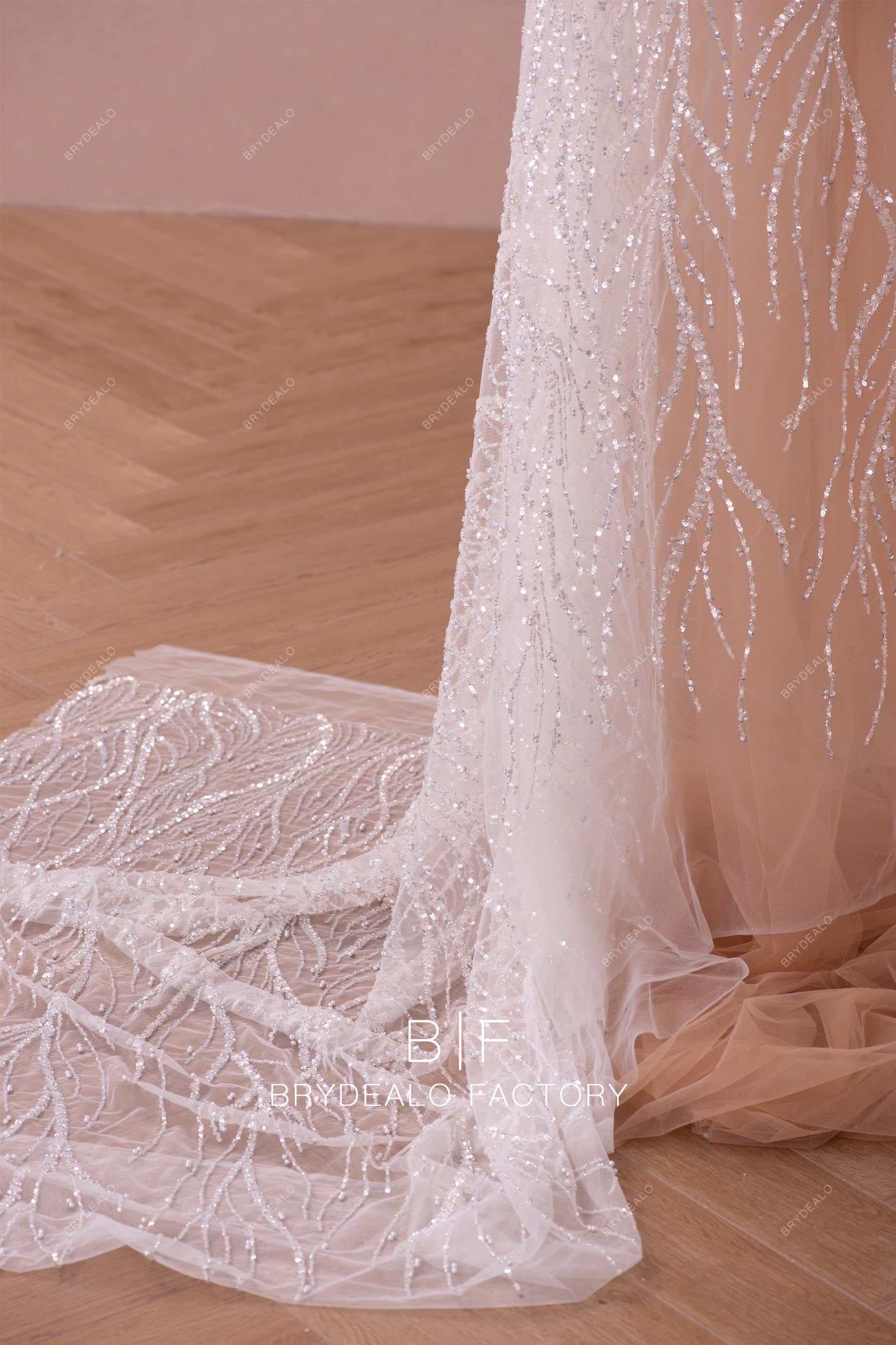 beaded bridal lace