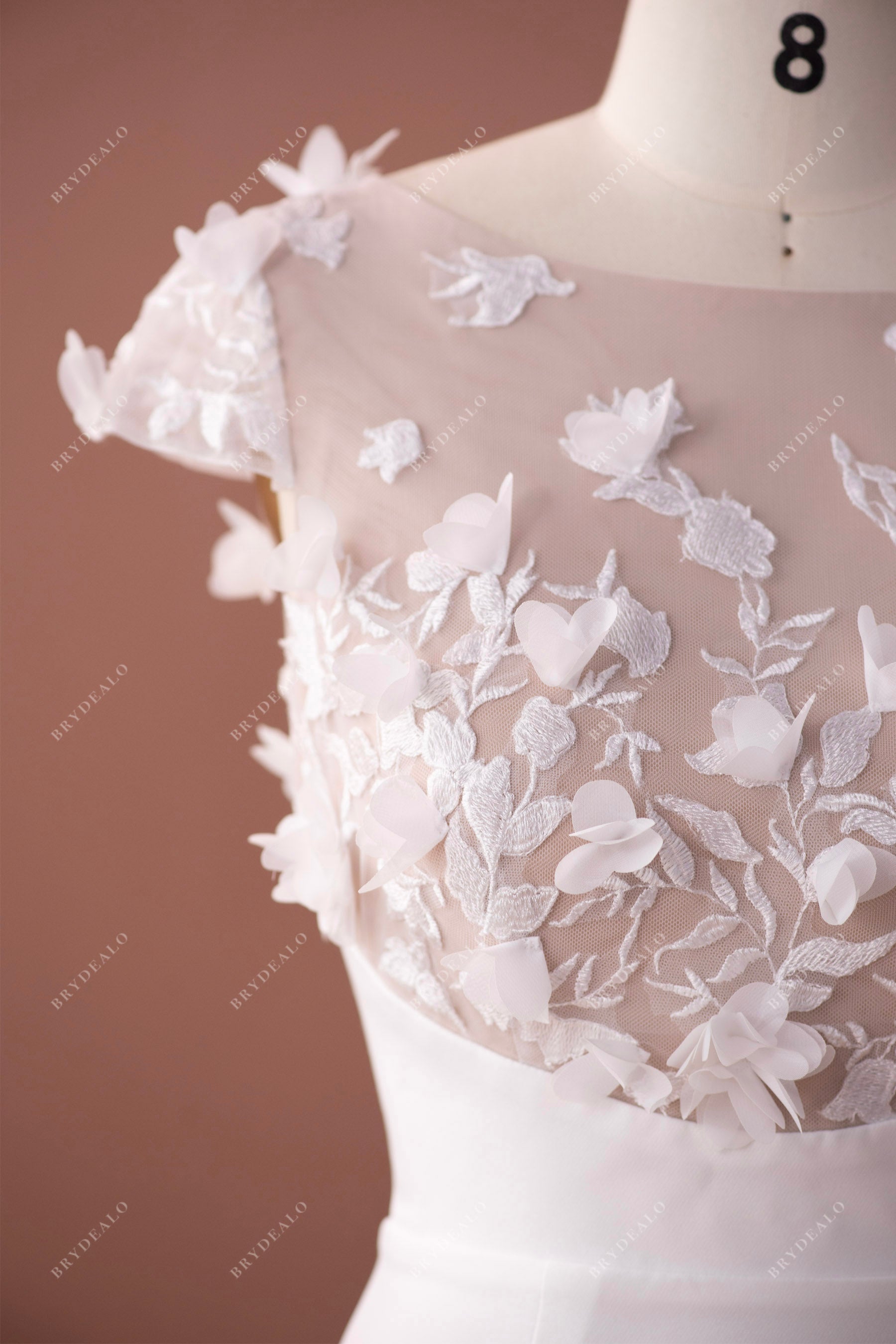 bridal flower lace