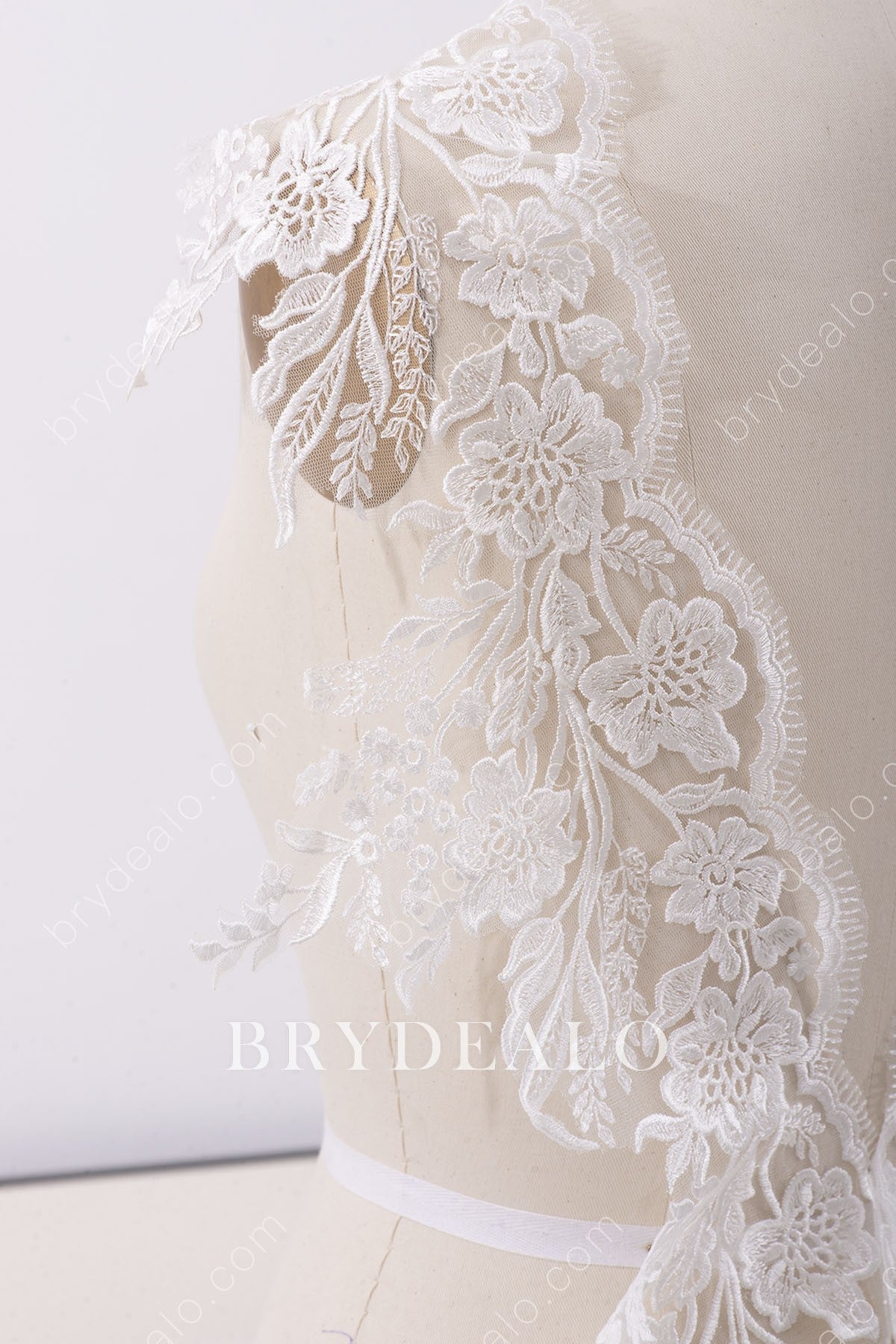 Bridal deals lace trim