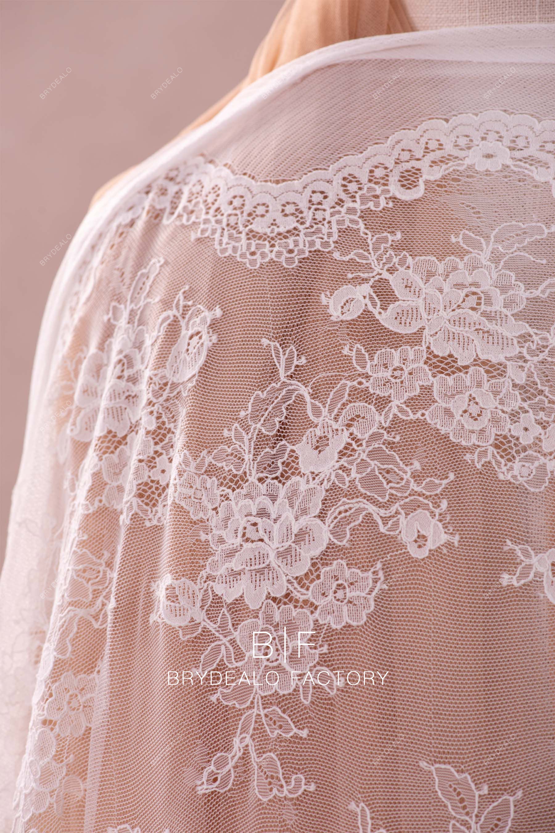 double border flower lace fabric