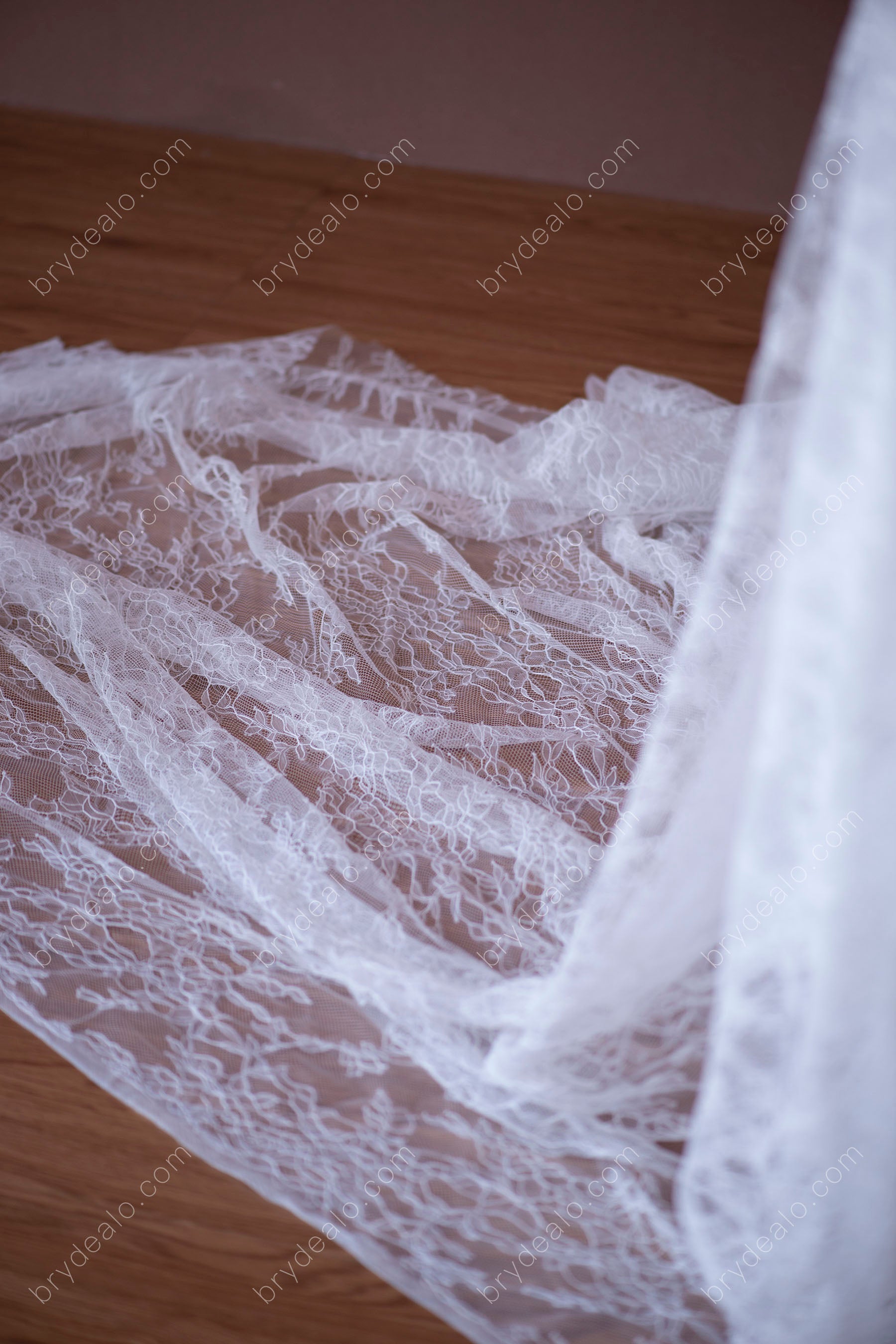 Leave Bridal Lace Fabric for Wholesale