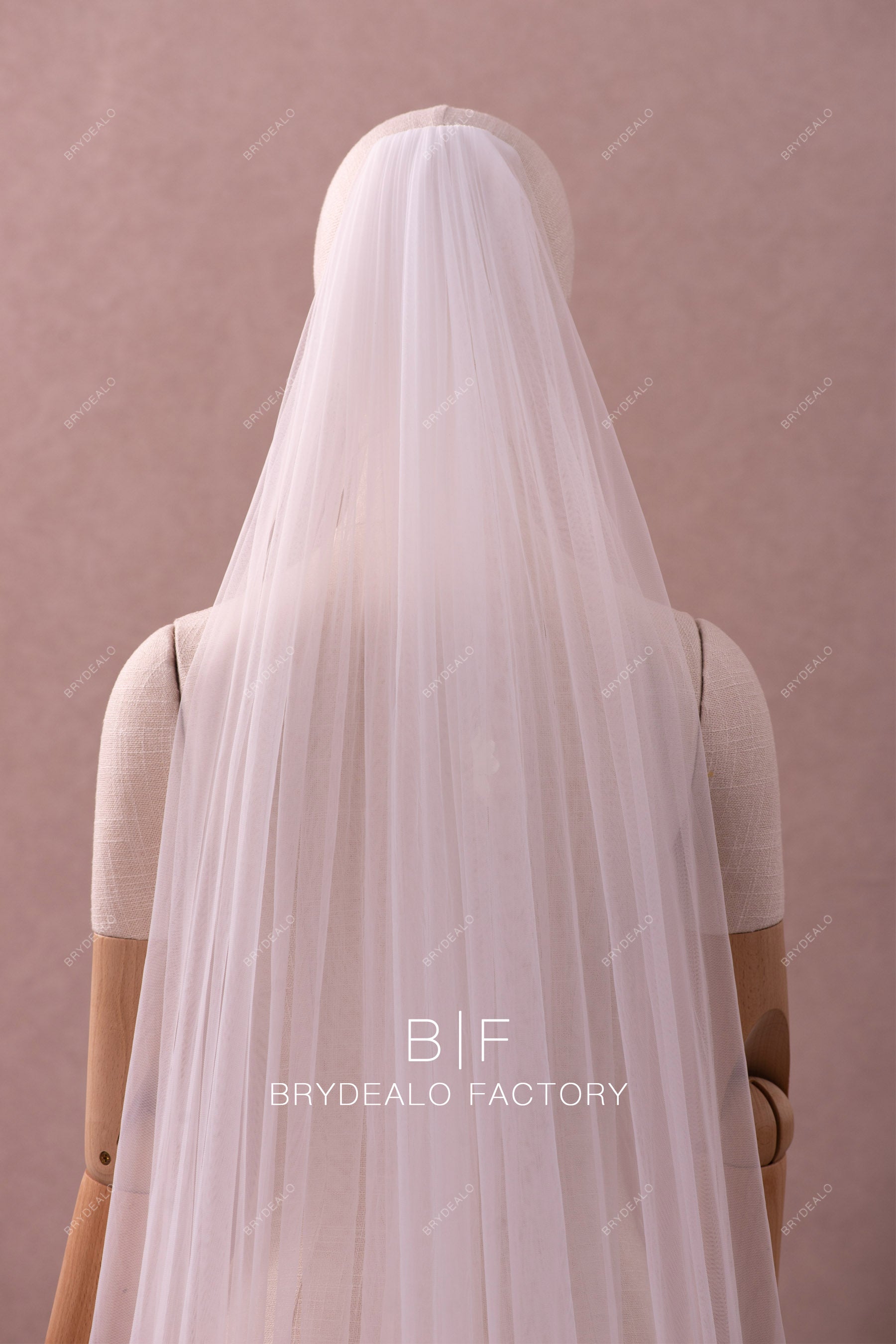 dreamy tulle bridal veil