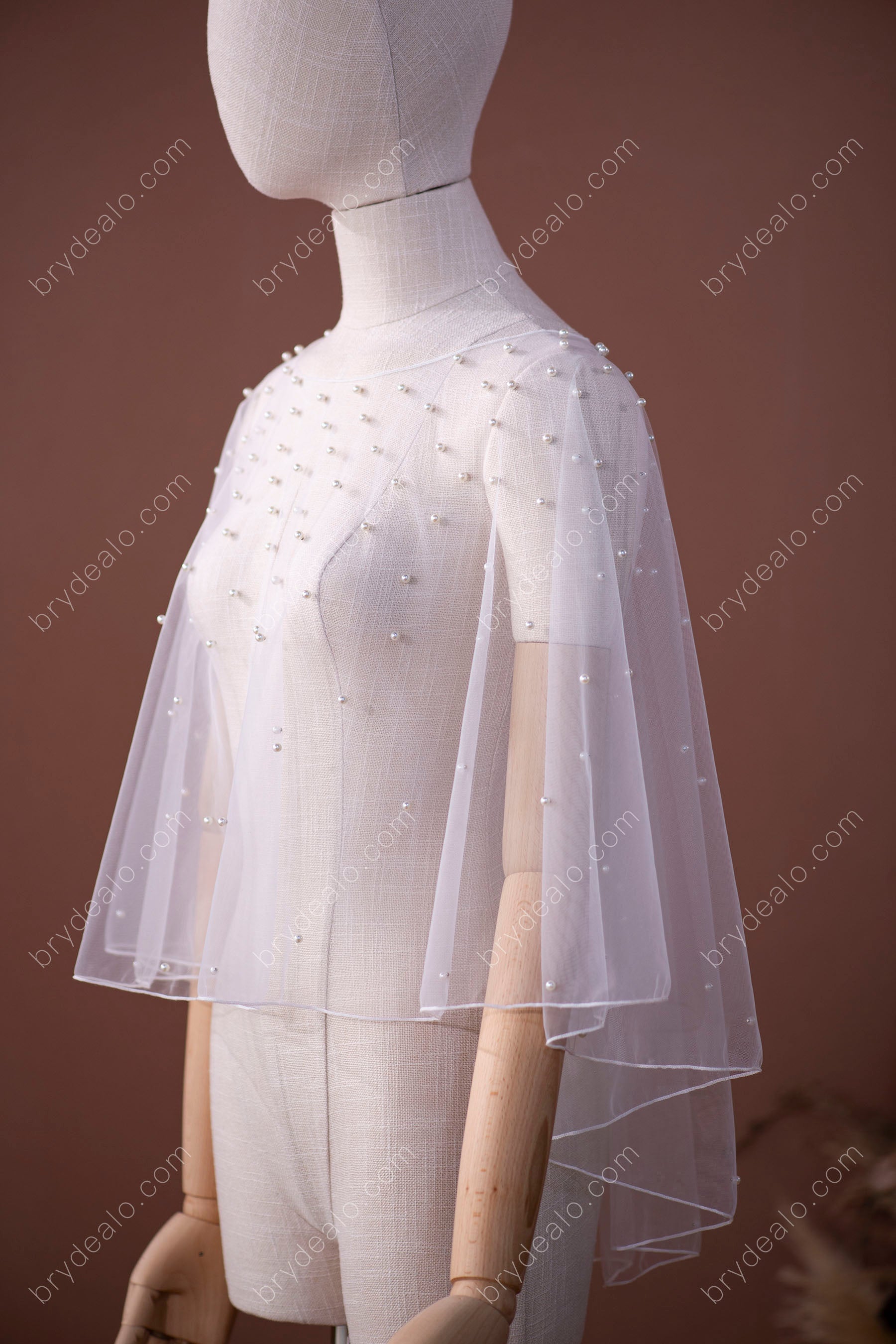 Best Pearls Bridal Cape for Wholesale