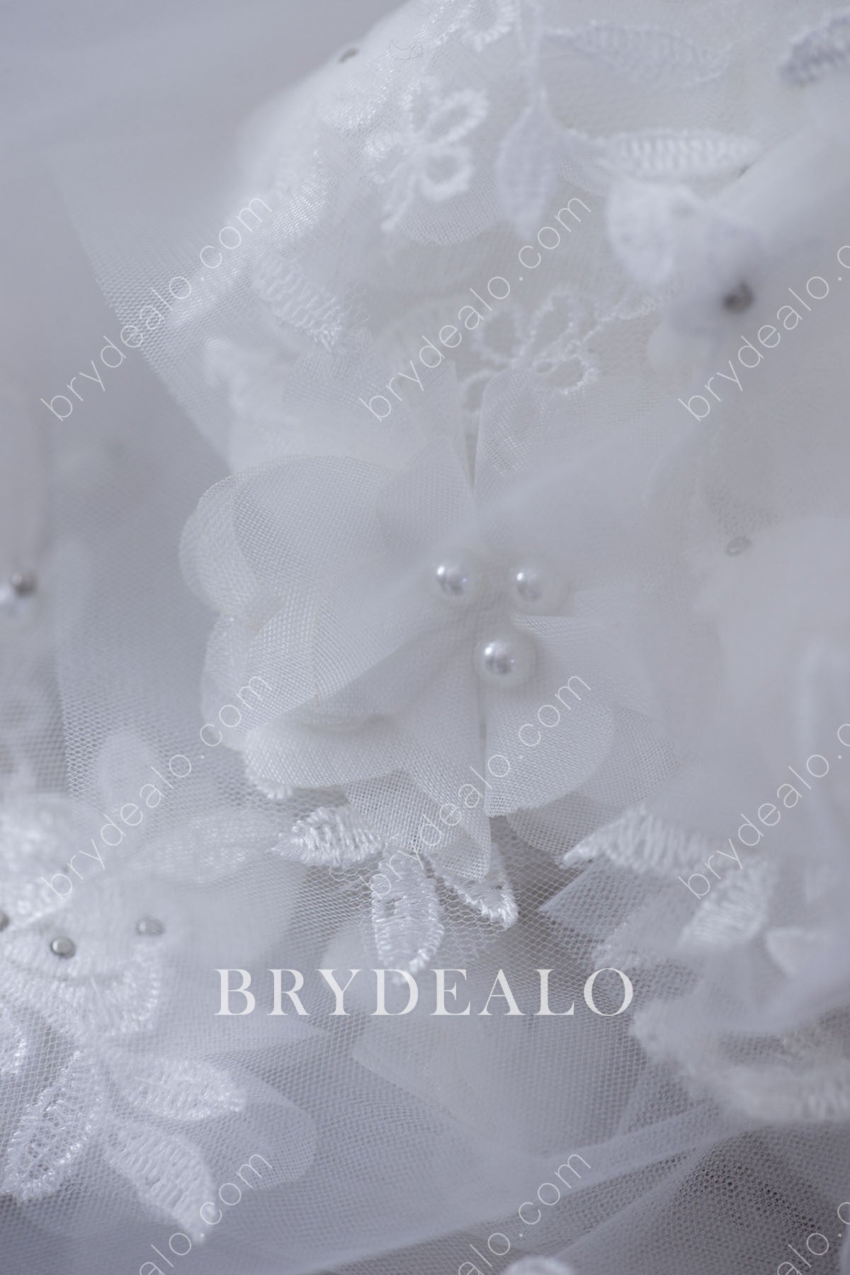 flower lace bridal veil