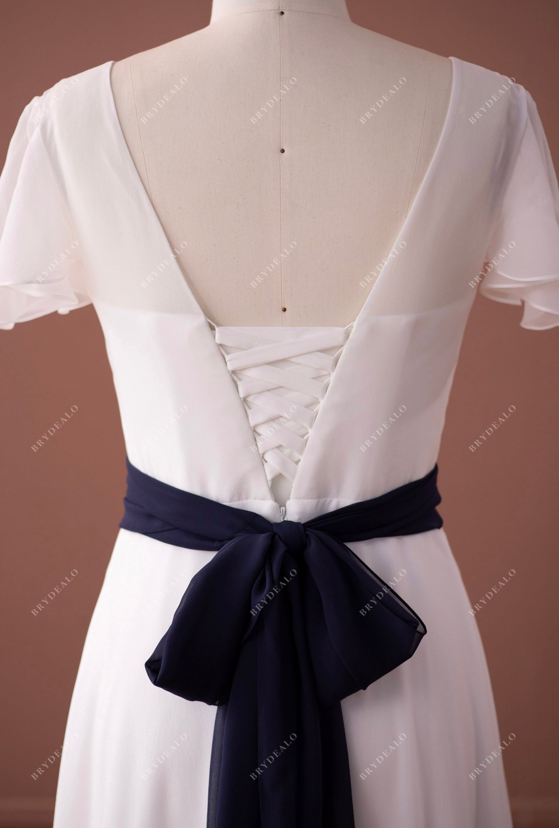 Tadashi Shoji Boat Neck 3/4 Sleeve Sequin Lace Illusion Ribbon Belt Gown |  Dillard's