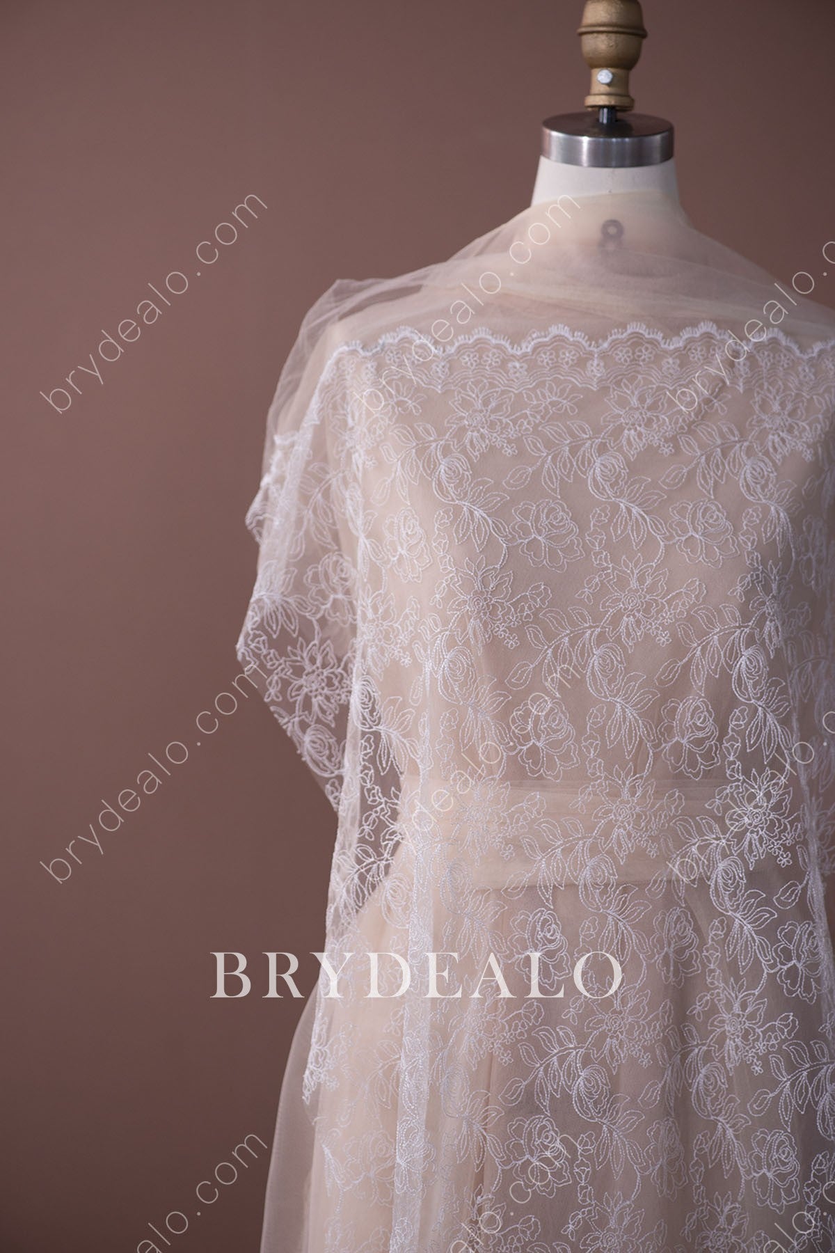 Best Flower Leaf Bridal Lace Fabric