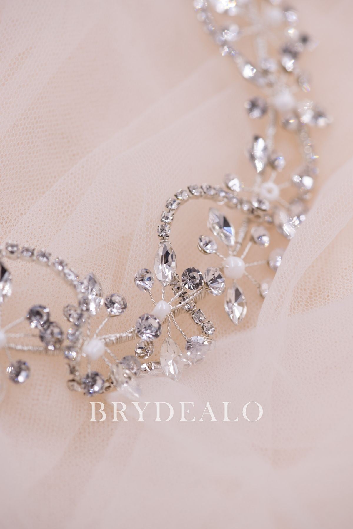 Symmetrical Rhinestones Headband