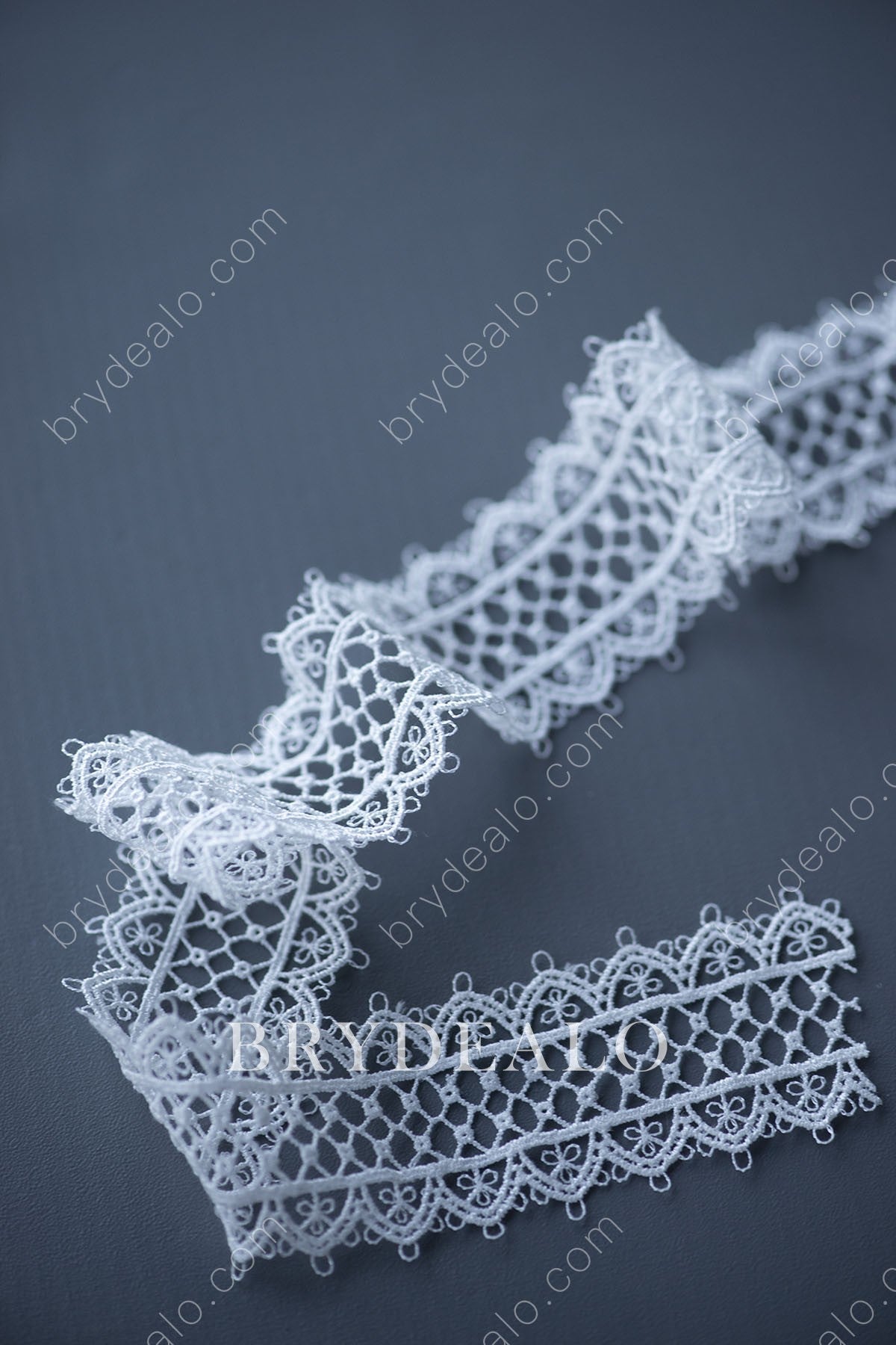 Gracious Scalloped Rhombic Crochet Lace Trim for wholesale