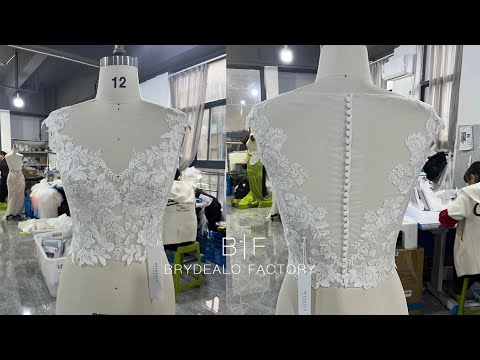 wholesale illusion flower lace bridal top