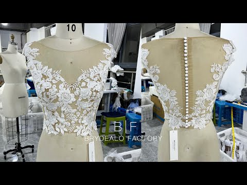 Wholesale Boat Neck Illusion Lace Top Casual Wedding Jacket for wholesale